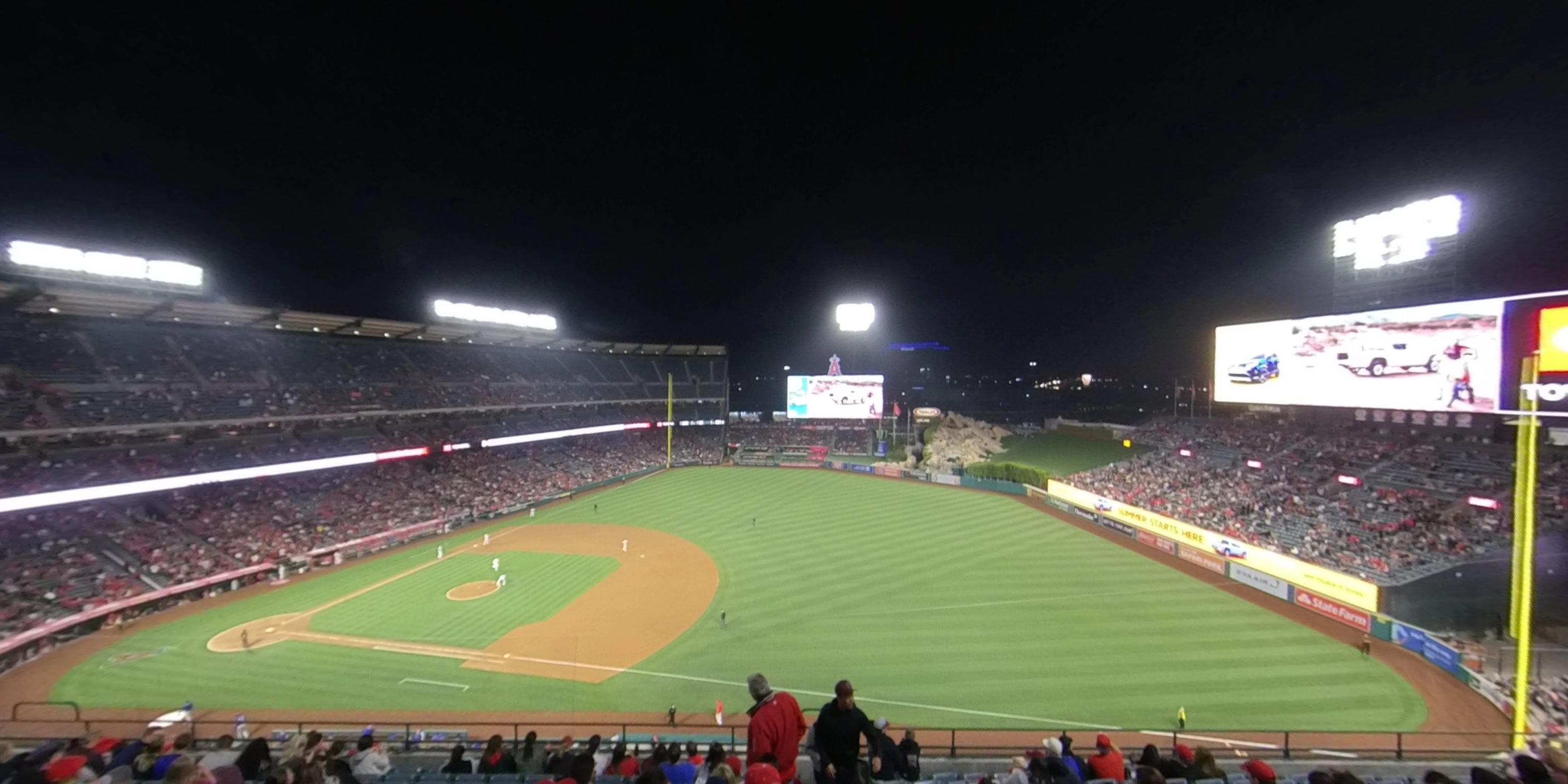 section 427 panoramic seat view  - angel stadium