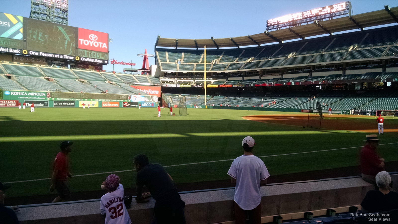Angel Stadium Section 107 - RateYourSeats.com
