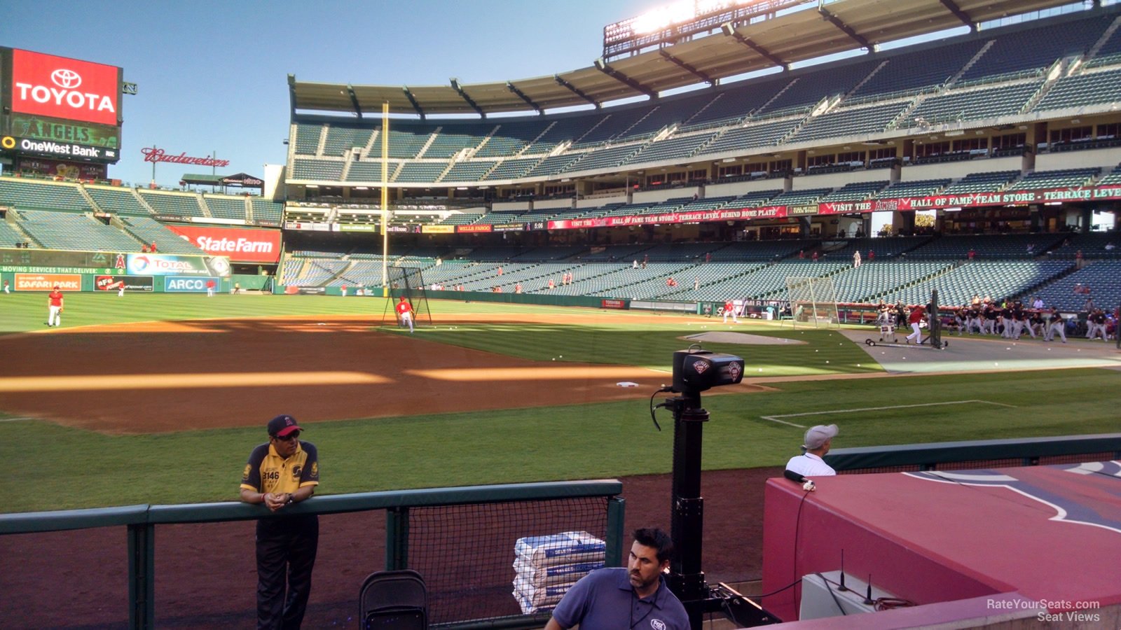 Angel Stadium Section 110 - RateYourSeats.com