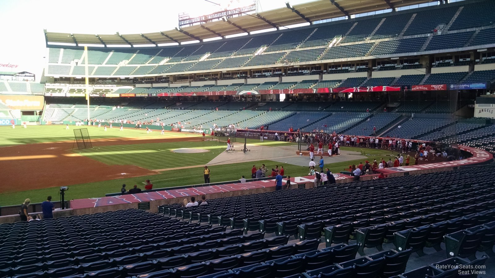 Anaheim Angels Stadium Seating View Two Birds Home