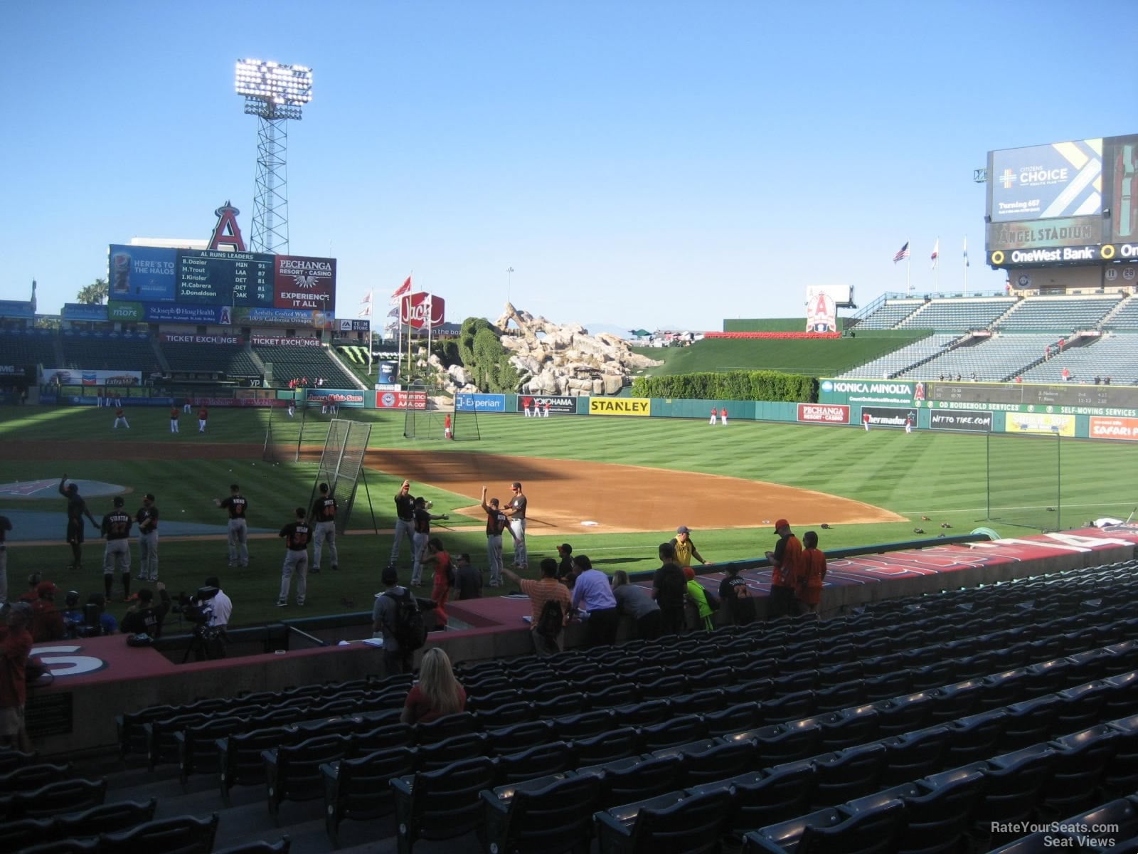 Section 123 At Angel Stadium Rateyourseats Com