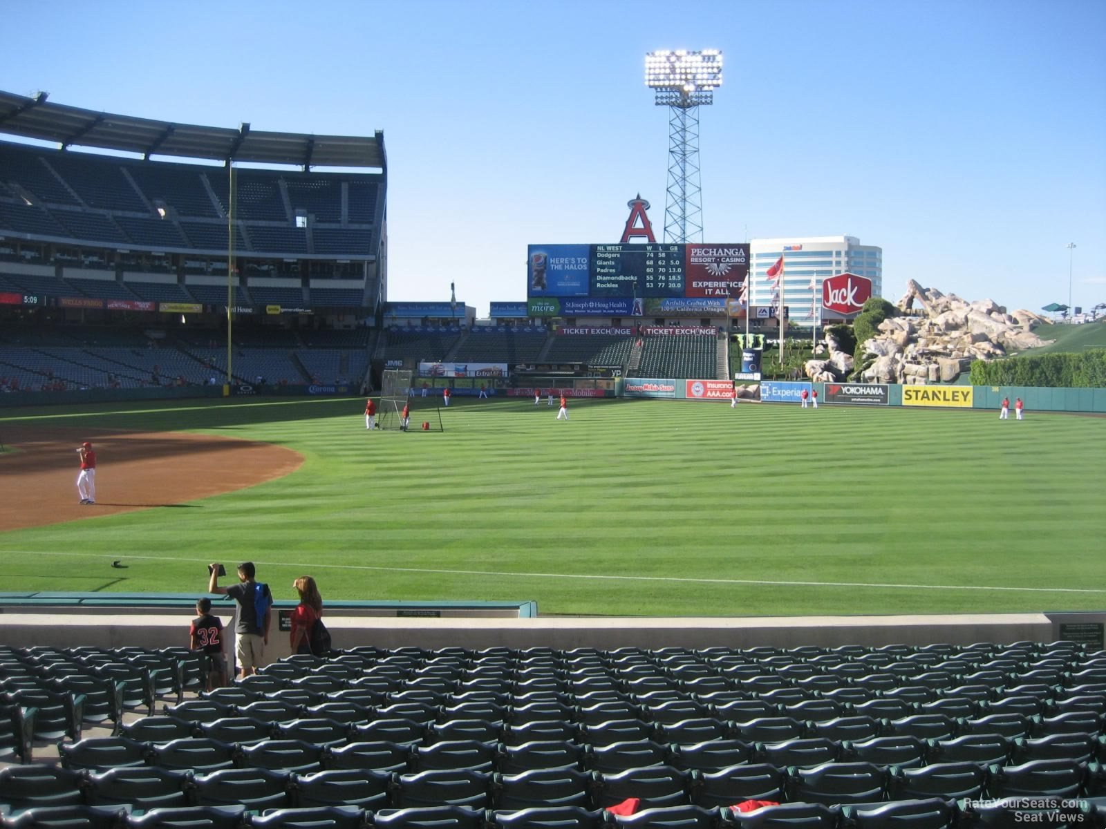 Angels Stadium Chart