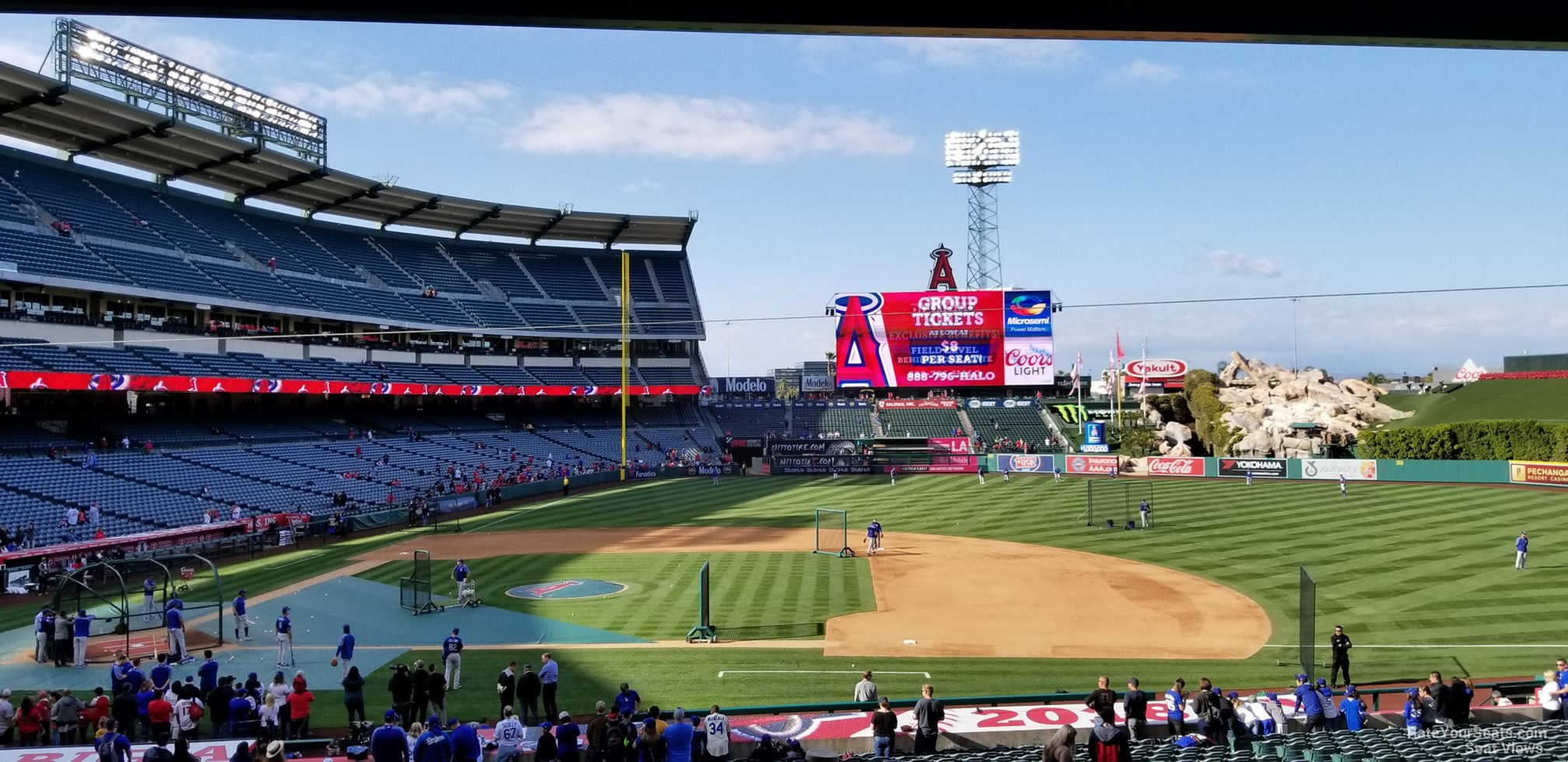 Angel Stadium Section 223