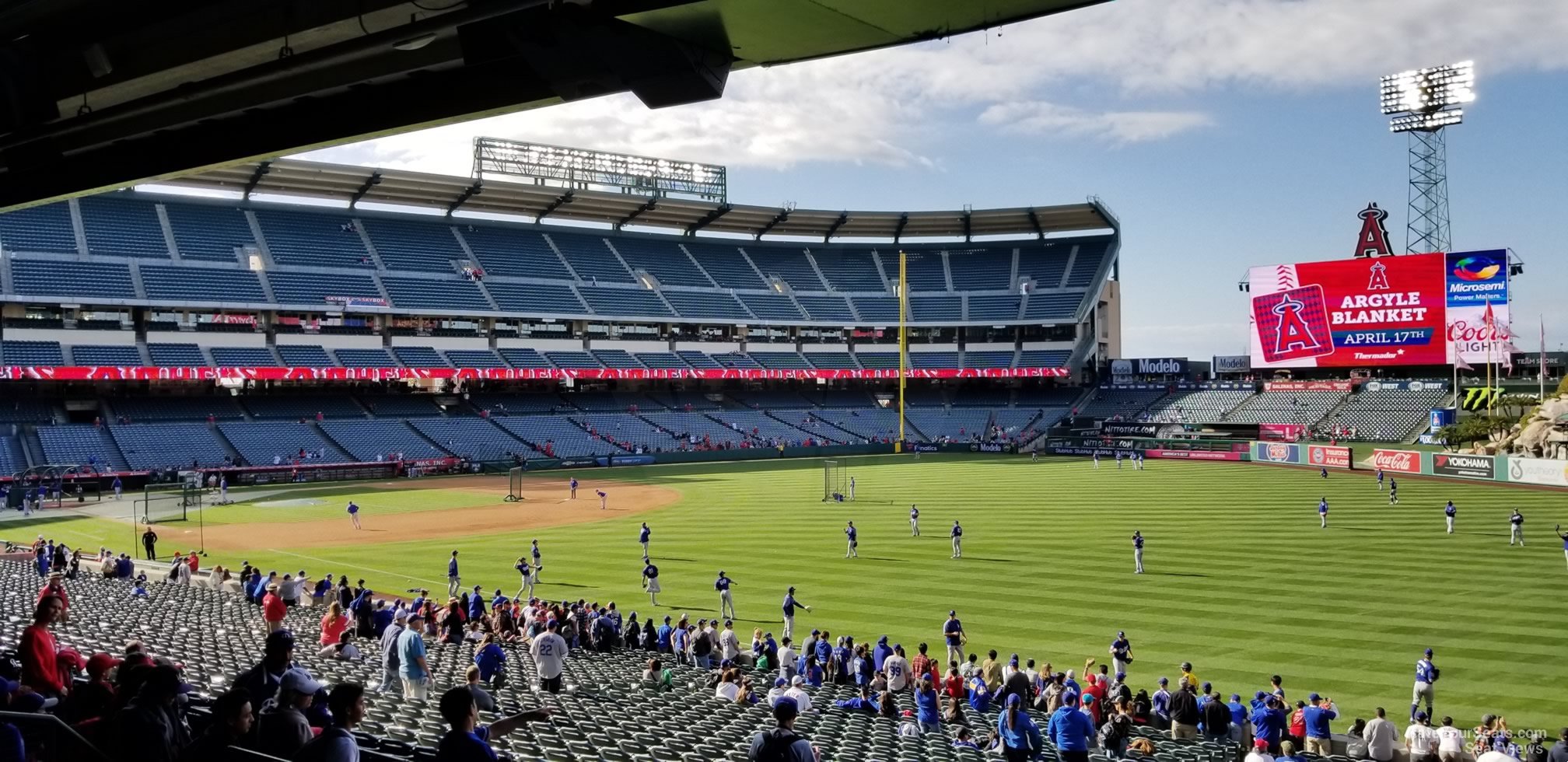 Anaheim Angels Stadium Seating Chart