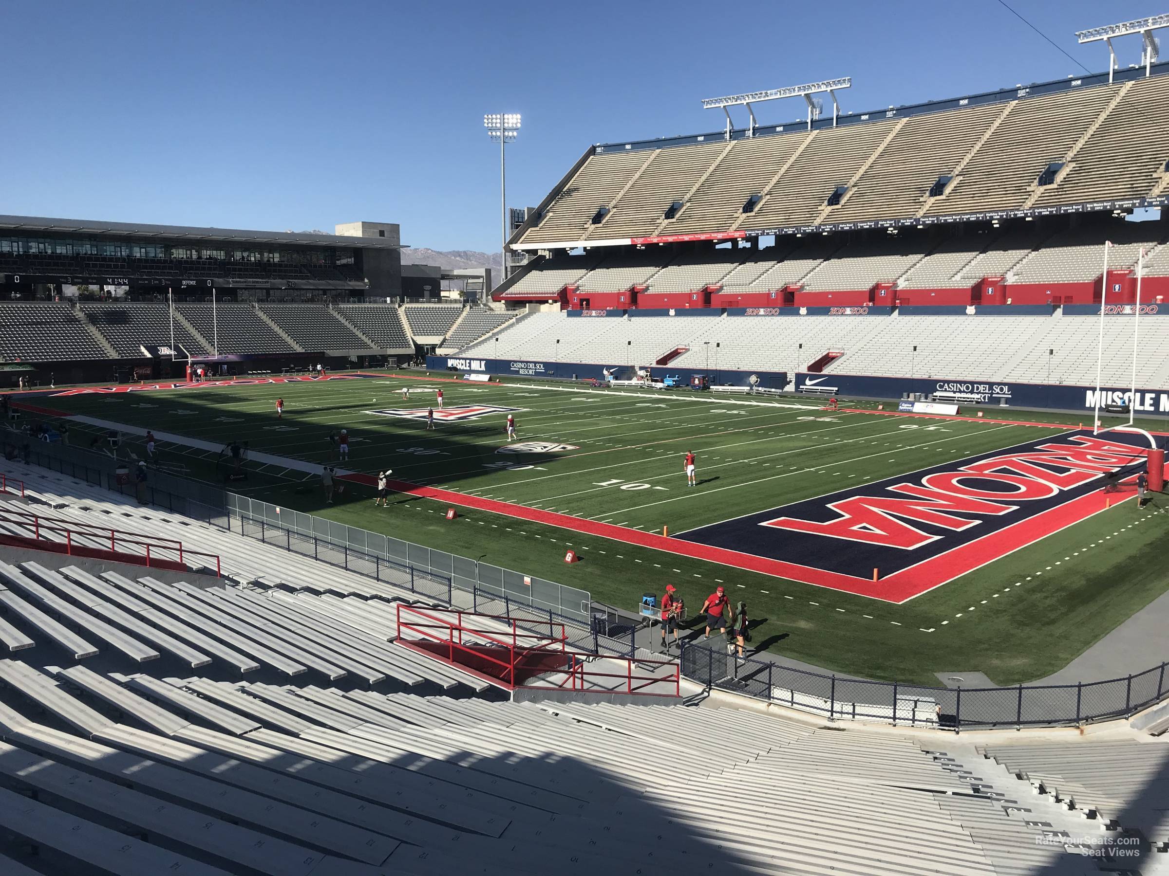 section 16, row 30 seat view  - arizona stadium