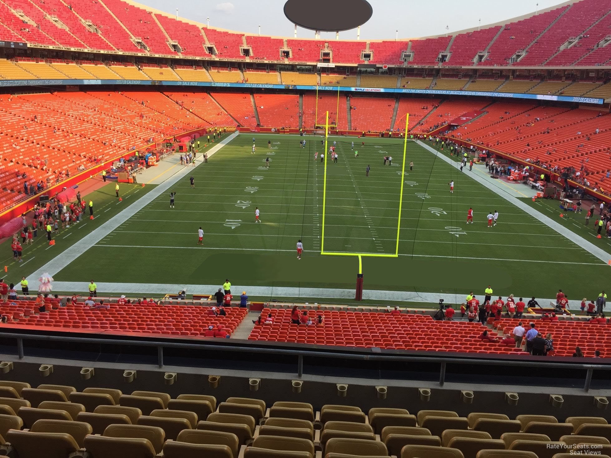 section 236, row 7 seat view  - arrowhead stadium