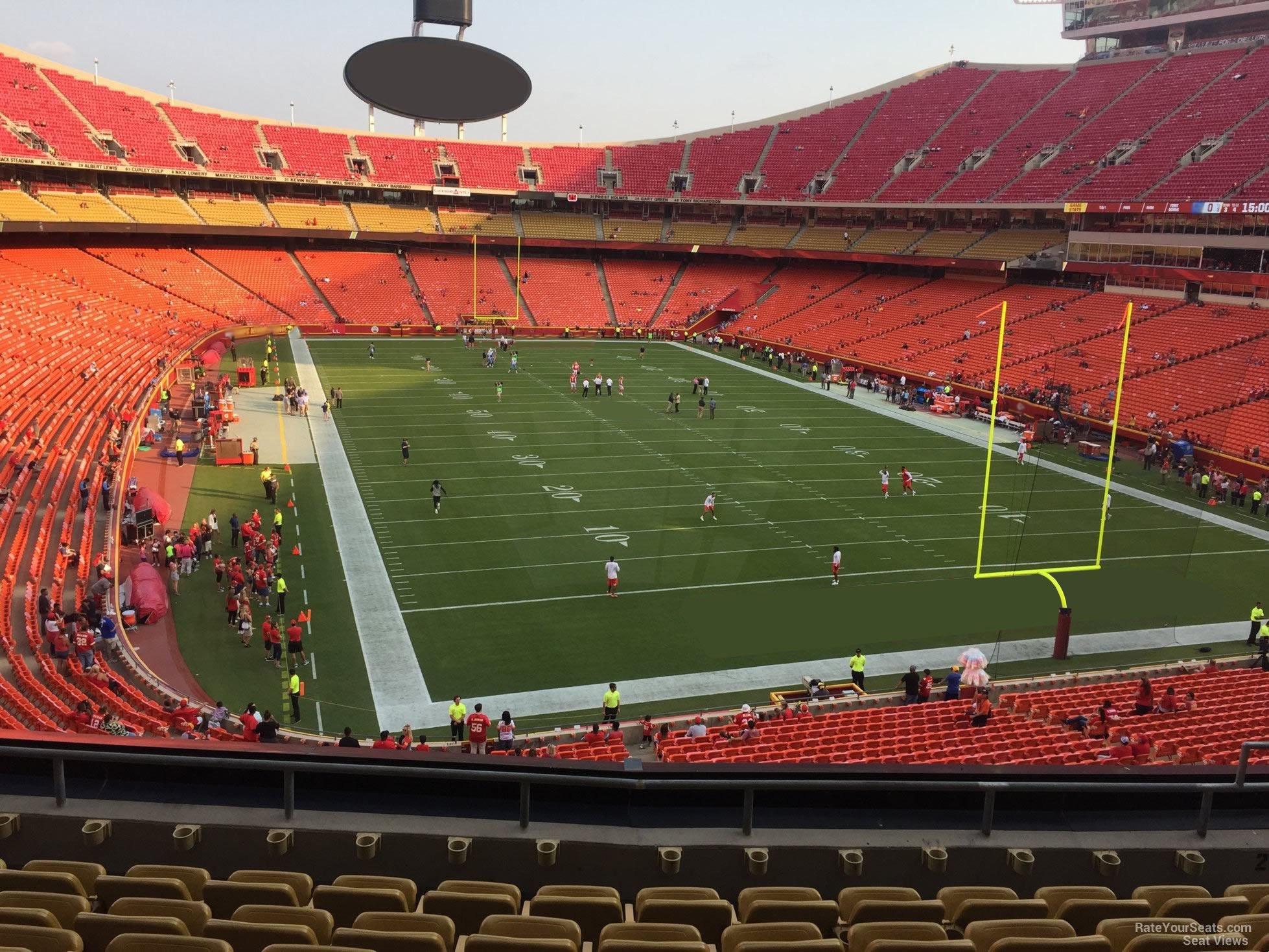 section 238, row 7 seat view  - arrowhead stadium