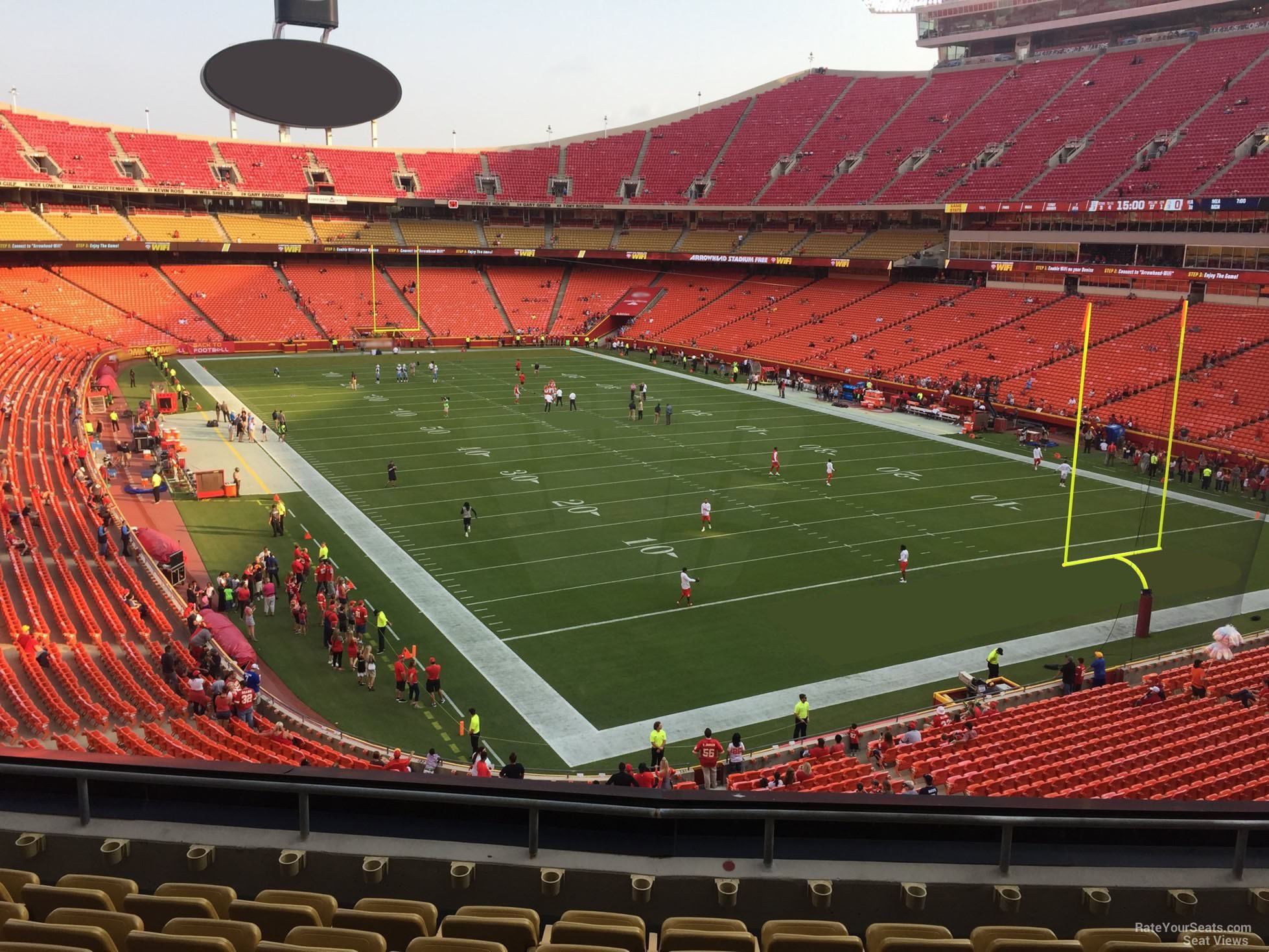 section 239, row 7 seat view  - arrowhead stadium