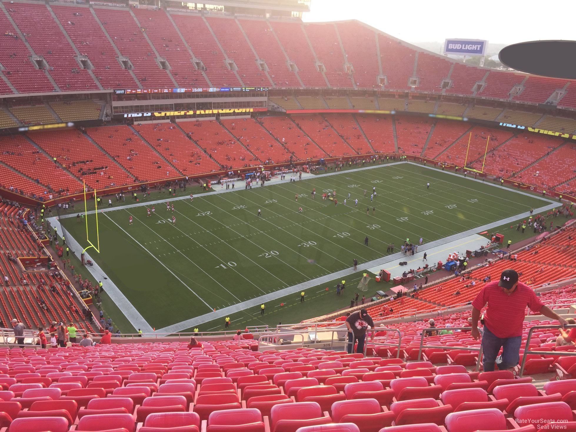 Arrowhead Stadium Section 307 - RateYourSeats.com