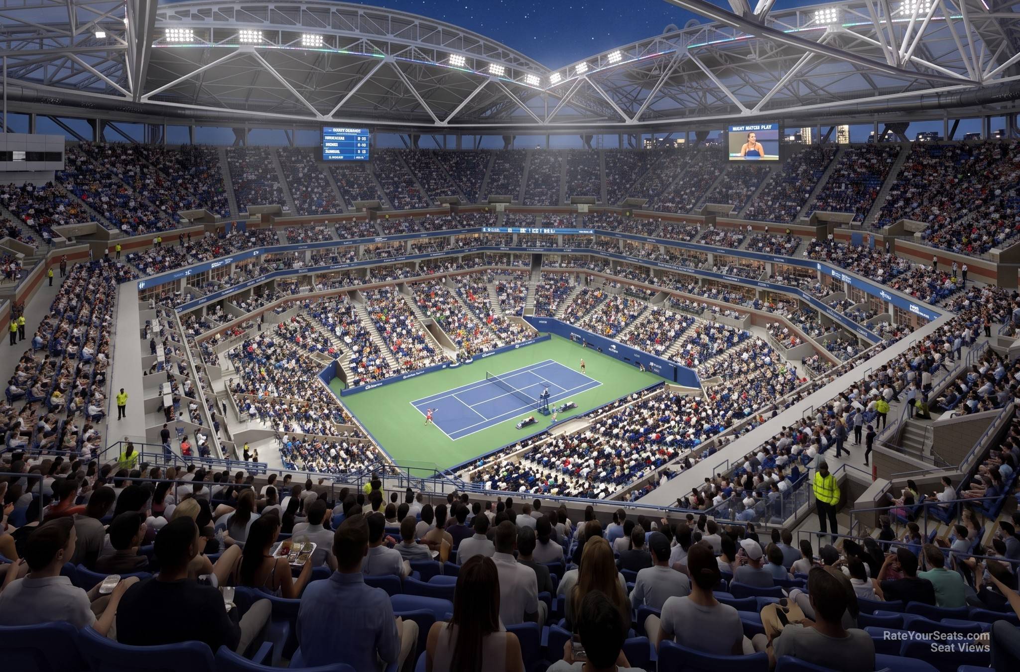 view from Section 307 