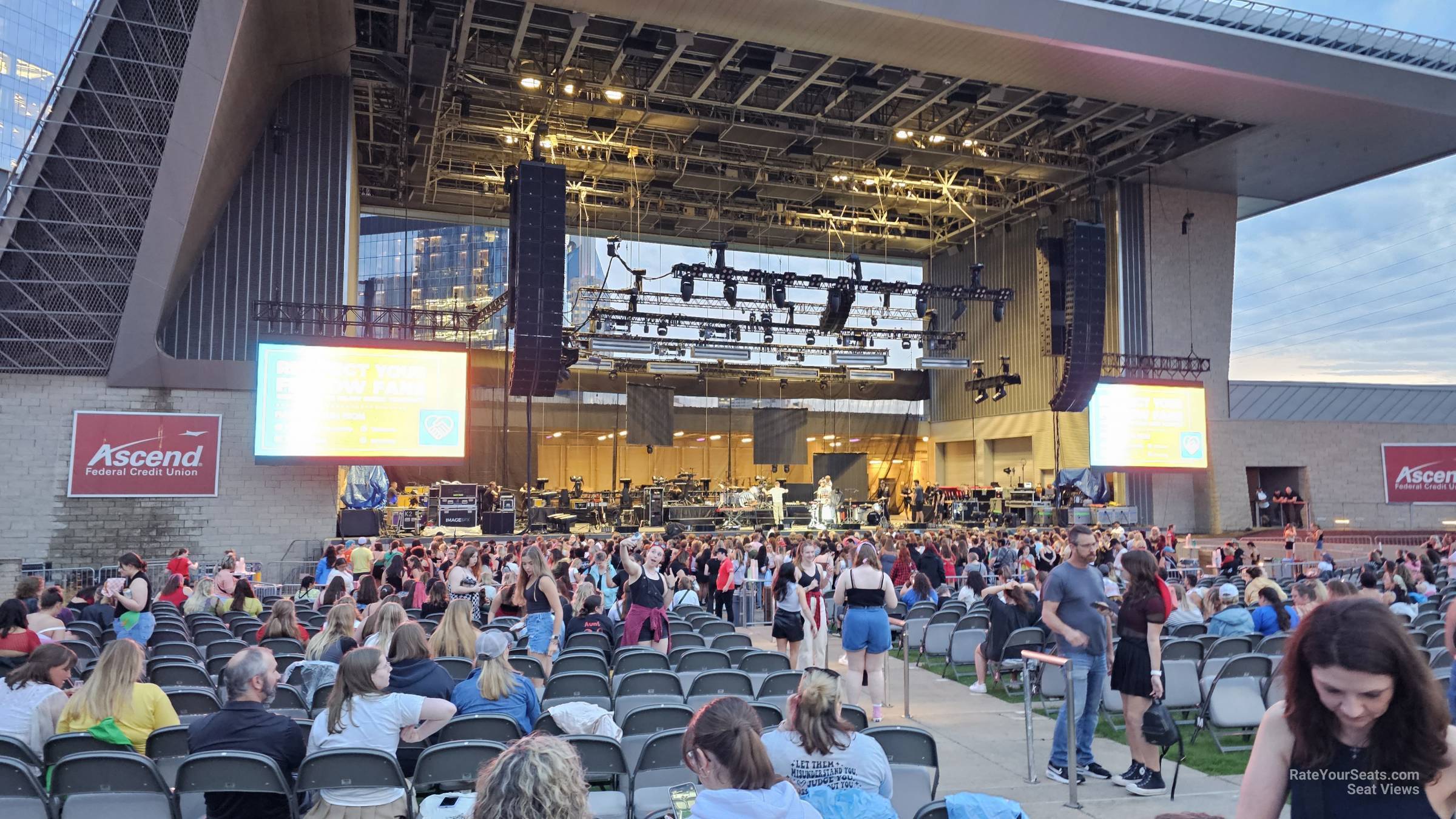 section 103, row u seat view  - ascend amphitheater