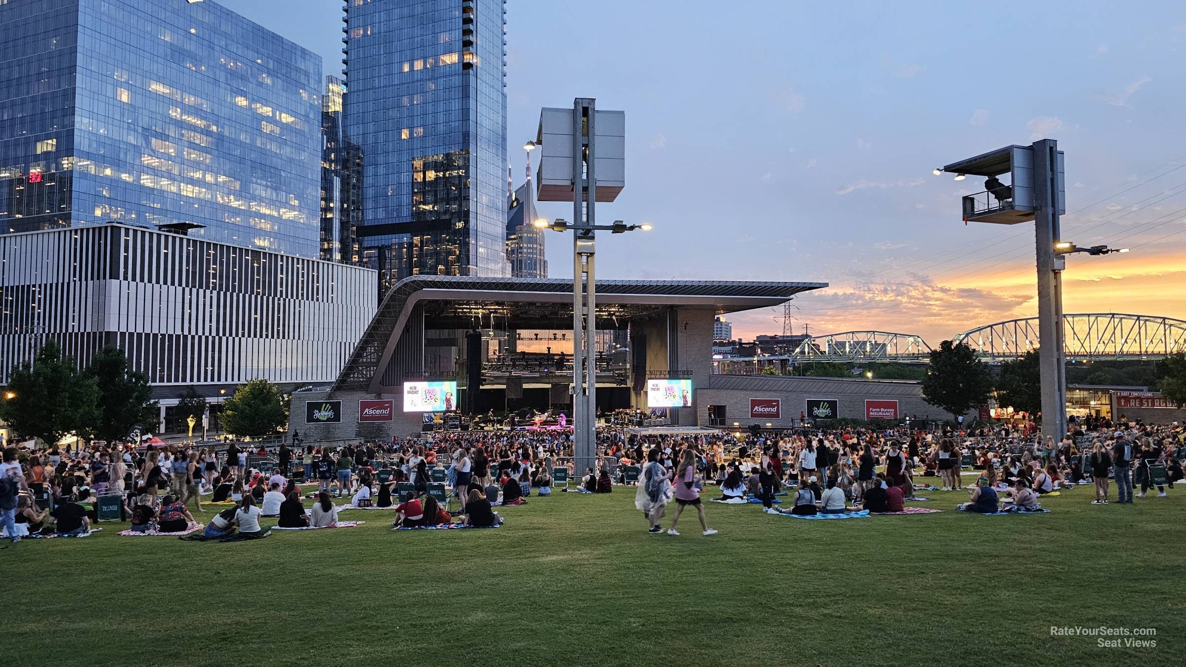 Ascend Amphitheater Lawn Seats