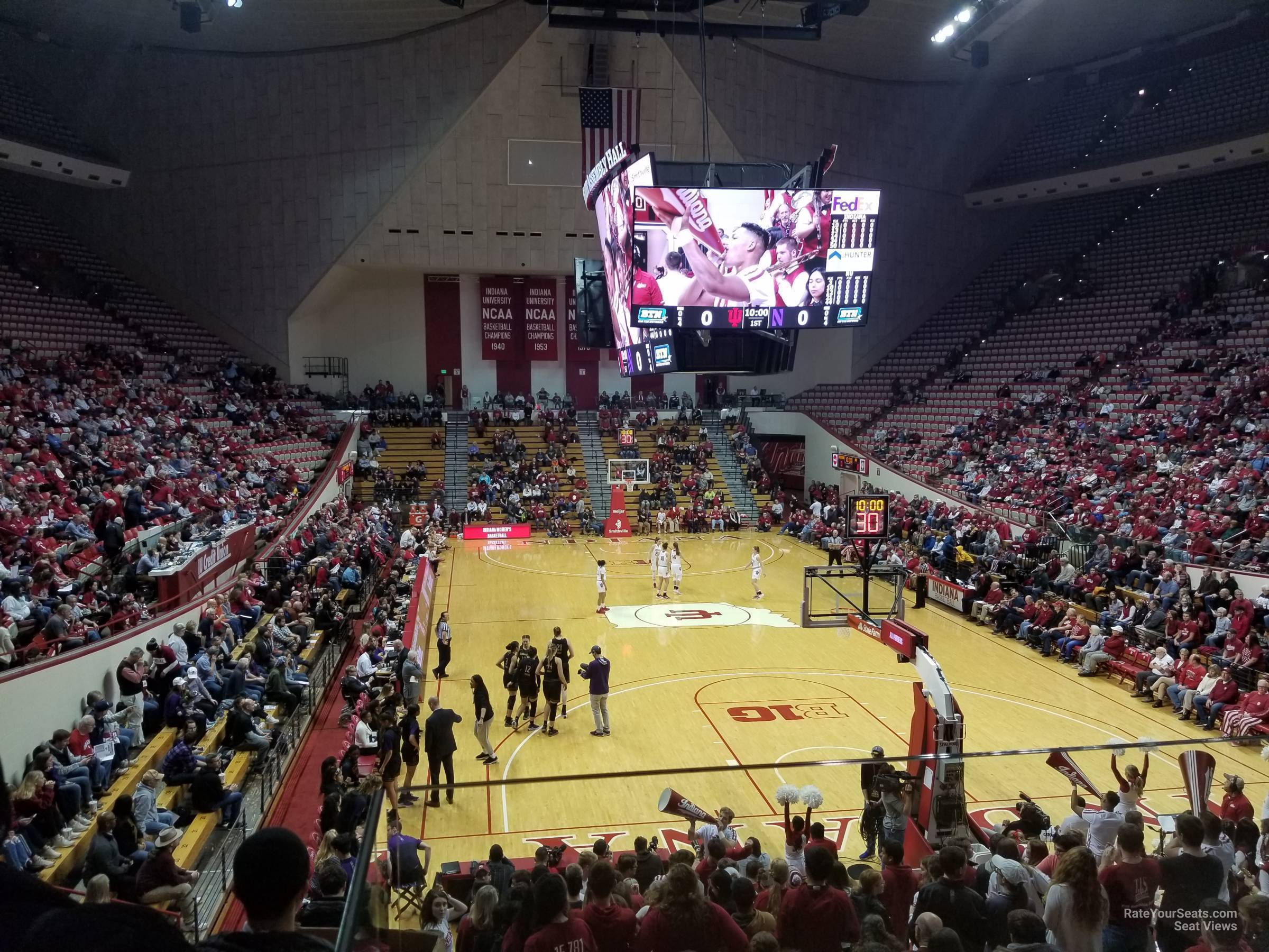 section 2, row 19 seat view  - assembly hall