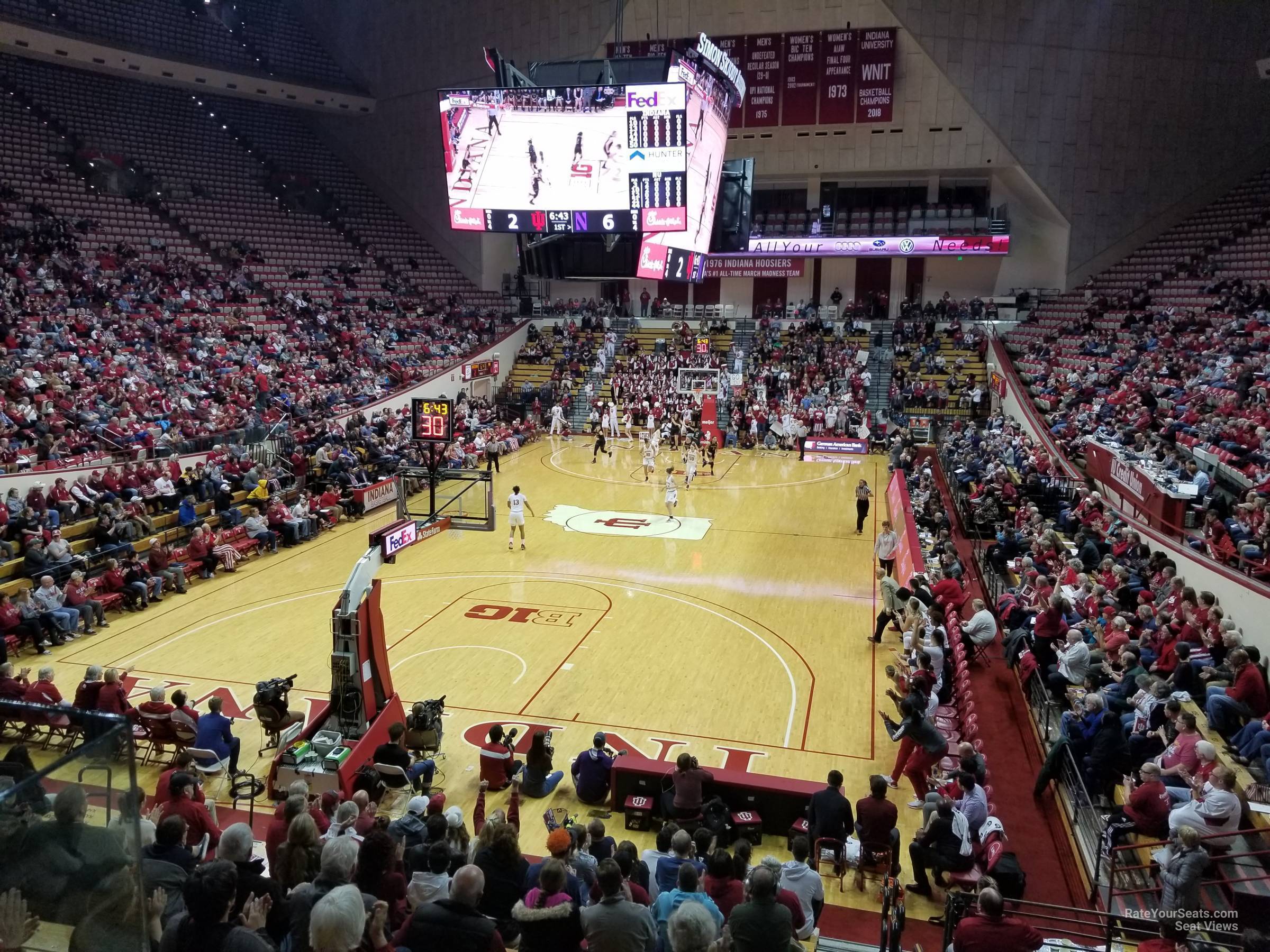 section 5, row 19 seat view  - assembly hall