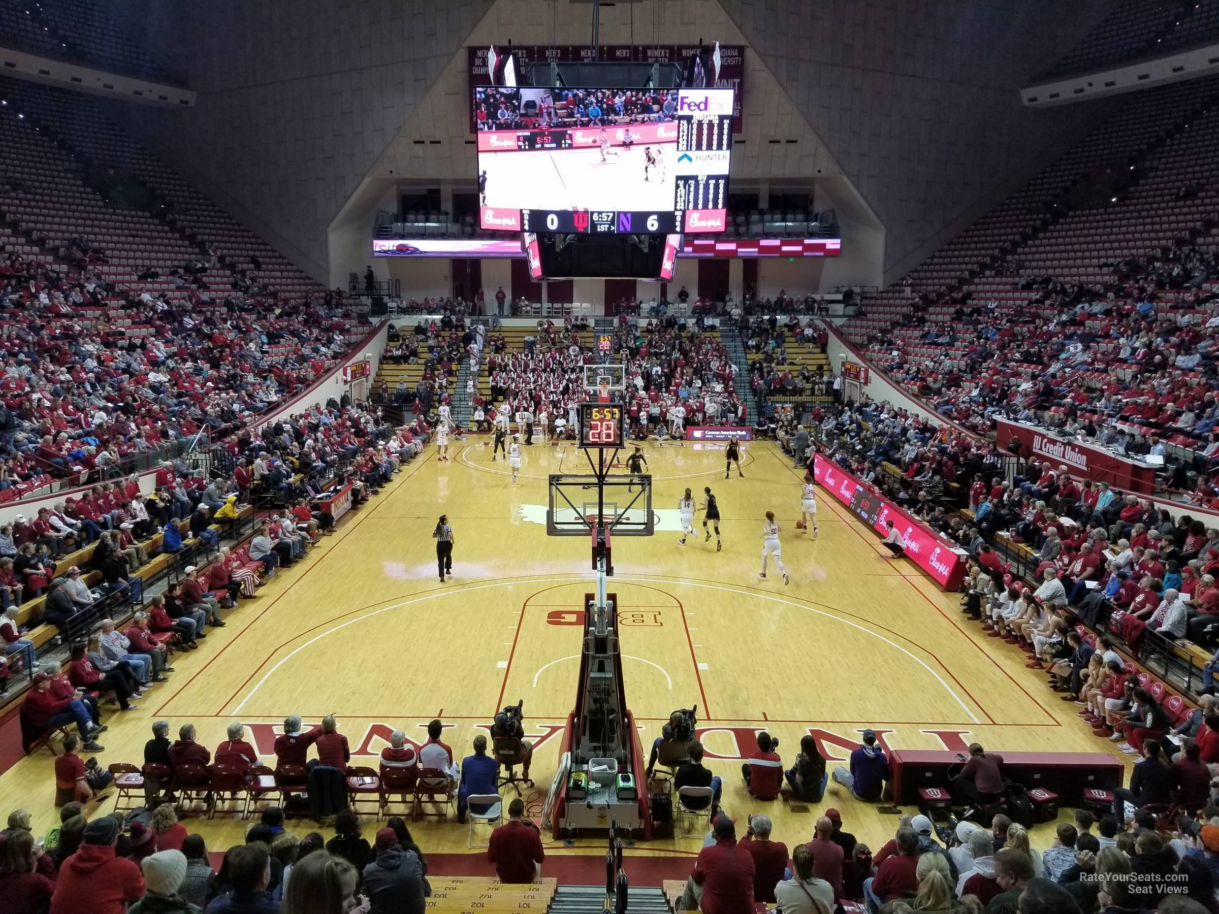 section 6, row 19 seat view  - assembly hall