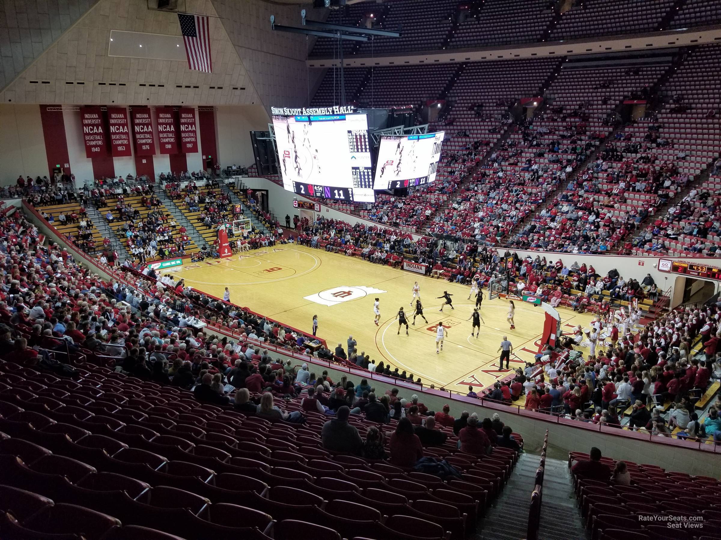 section a, row 26 seat view  - assembly hall