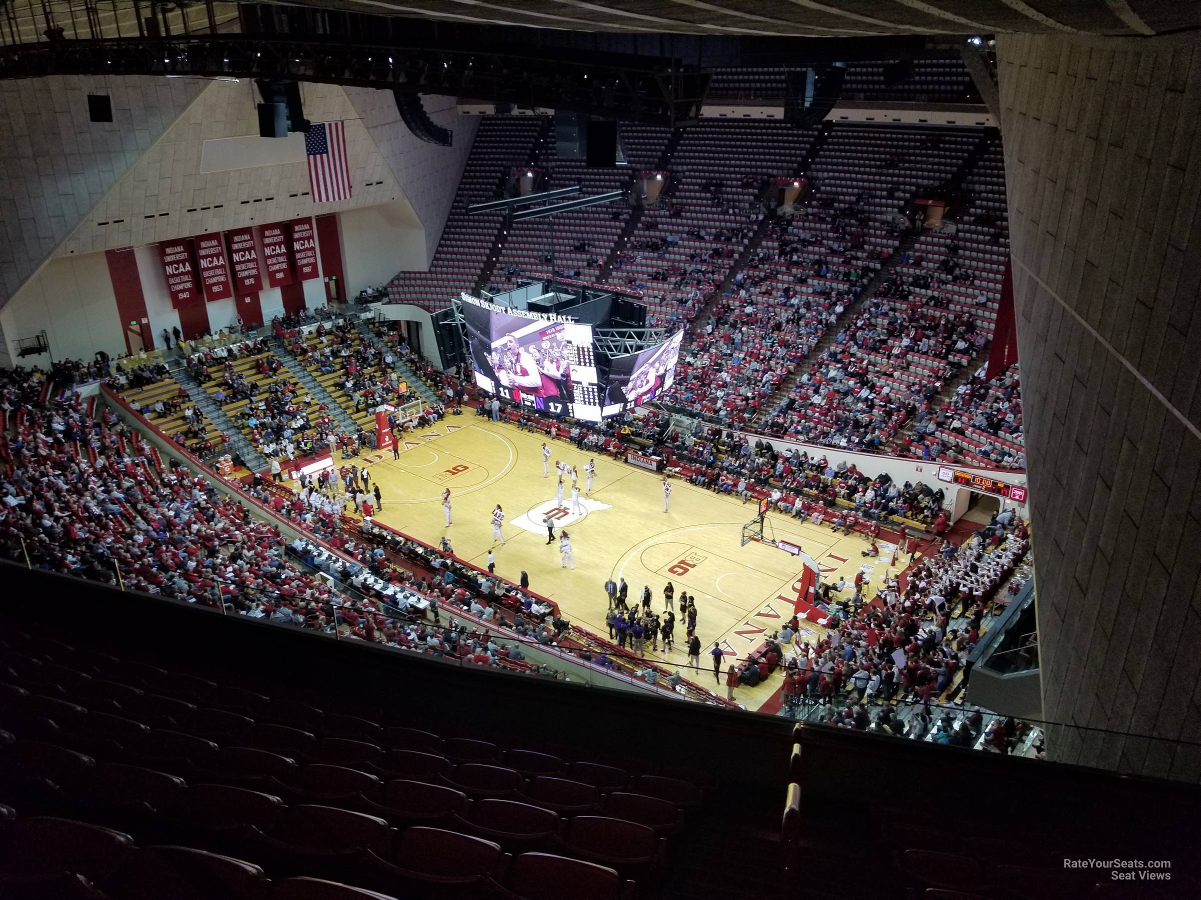 section aa, row 9 seat view  - assembly hall