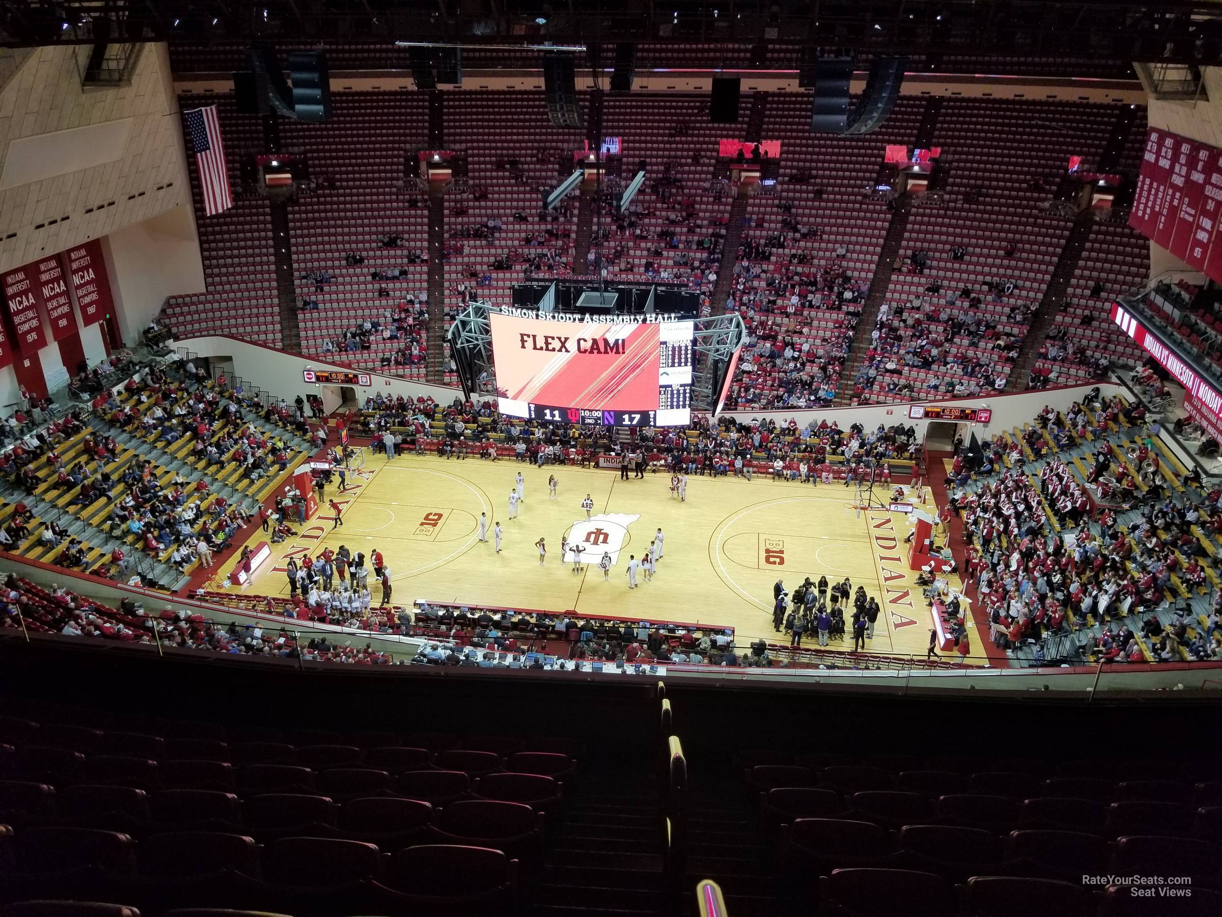 section cc, row 9 seat view  - assembly hall