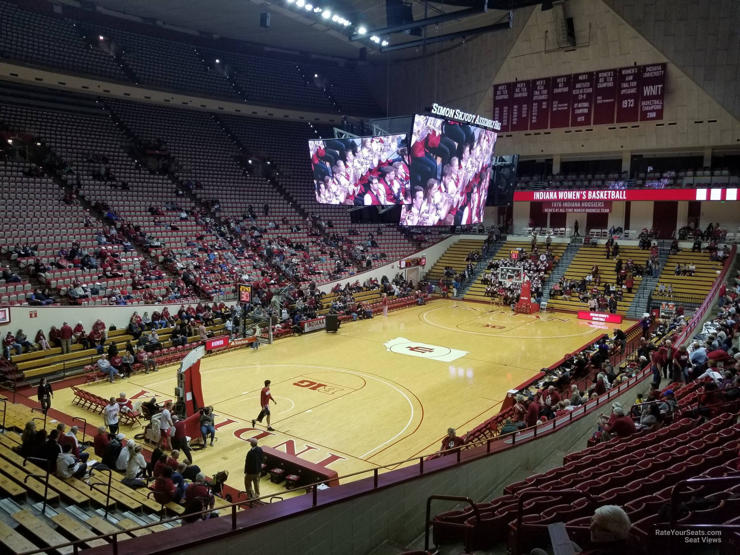 Section F at Assembly Hall