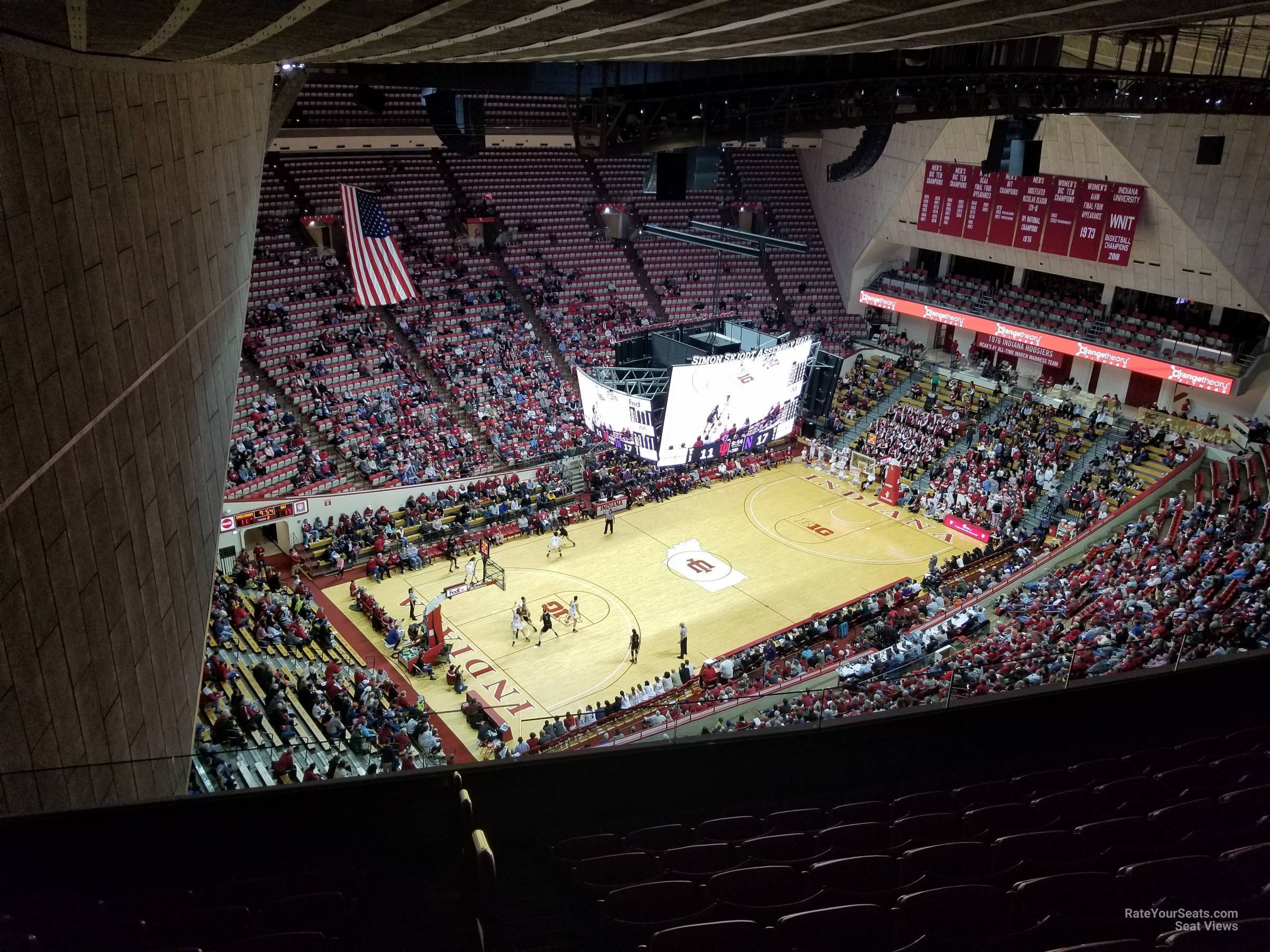 section ff, row 9 seat view  - assembly hall