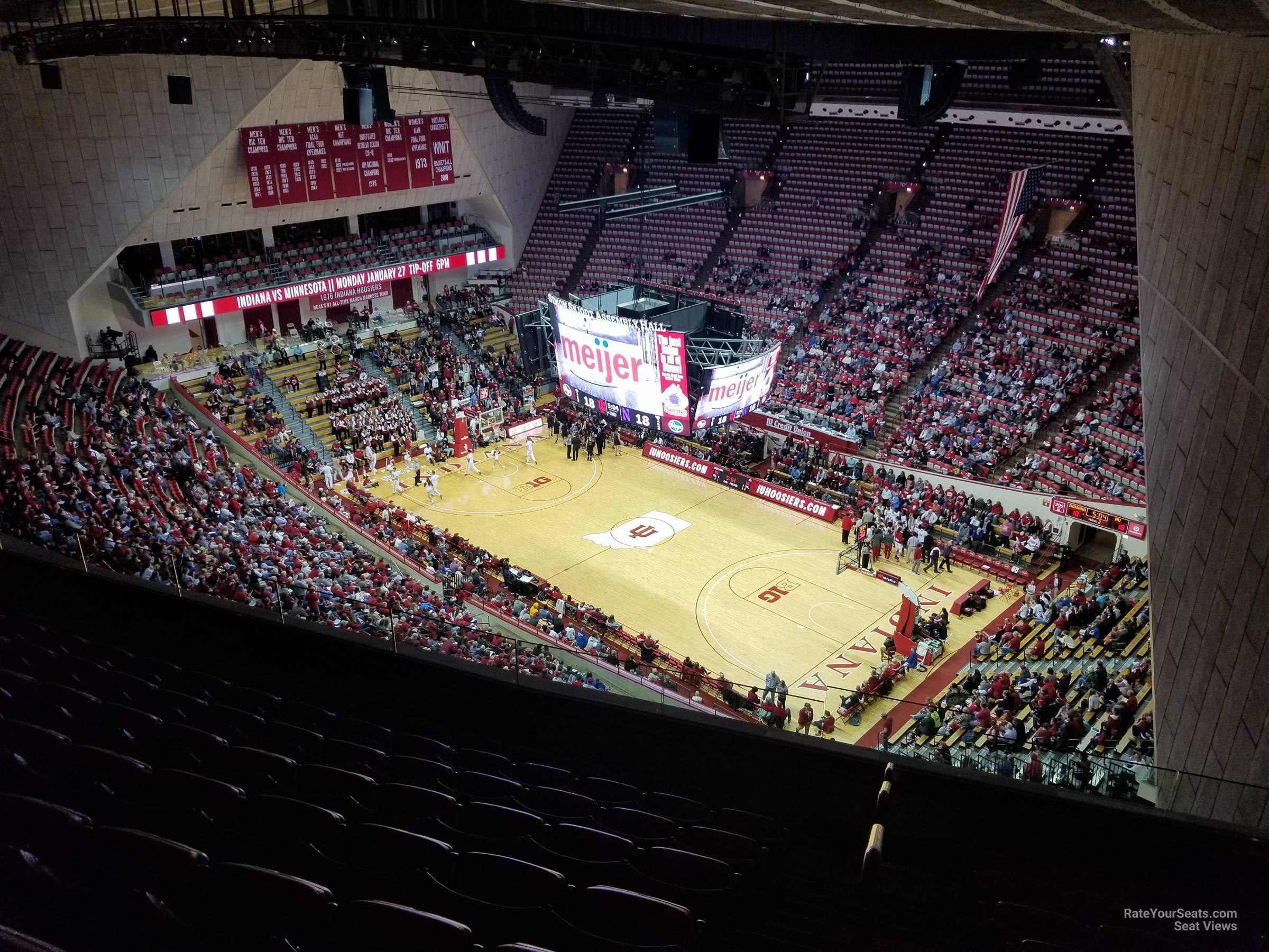 section gg, row 9 seat view  - assembly hall