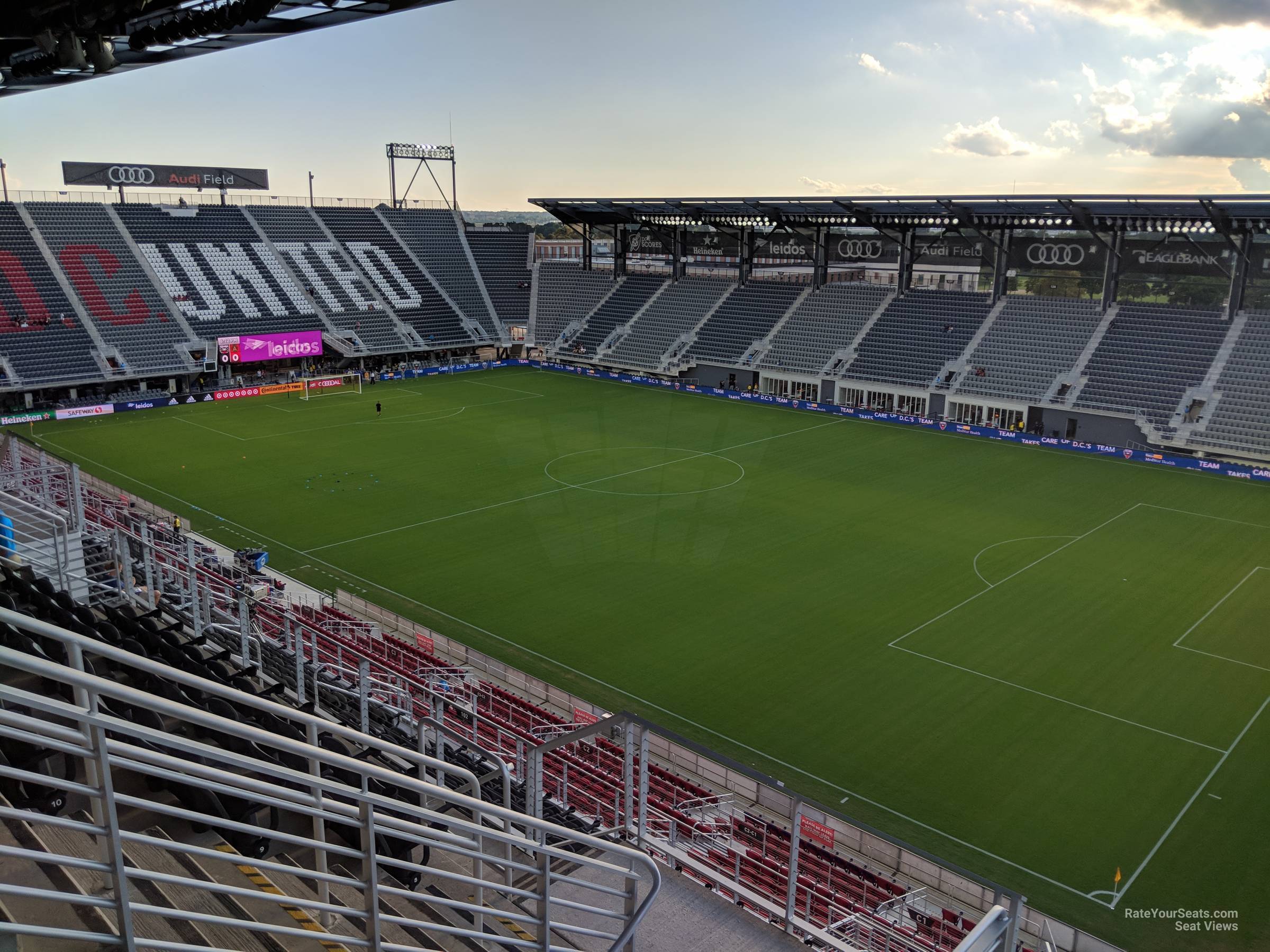 section 201, row 6 seat view  - audi field