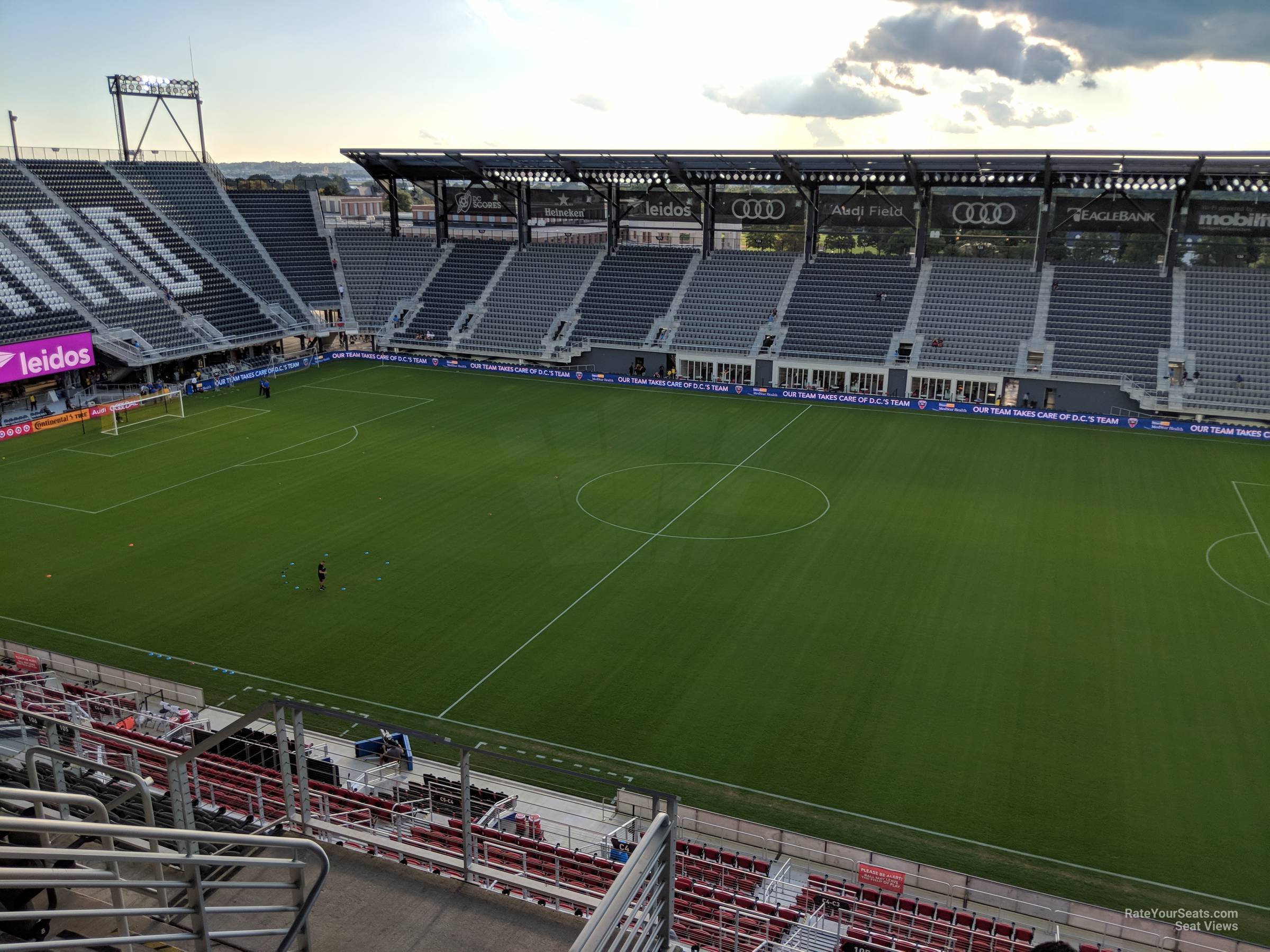 section 204, row 6 seat view  - audi field