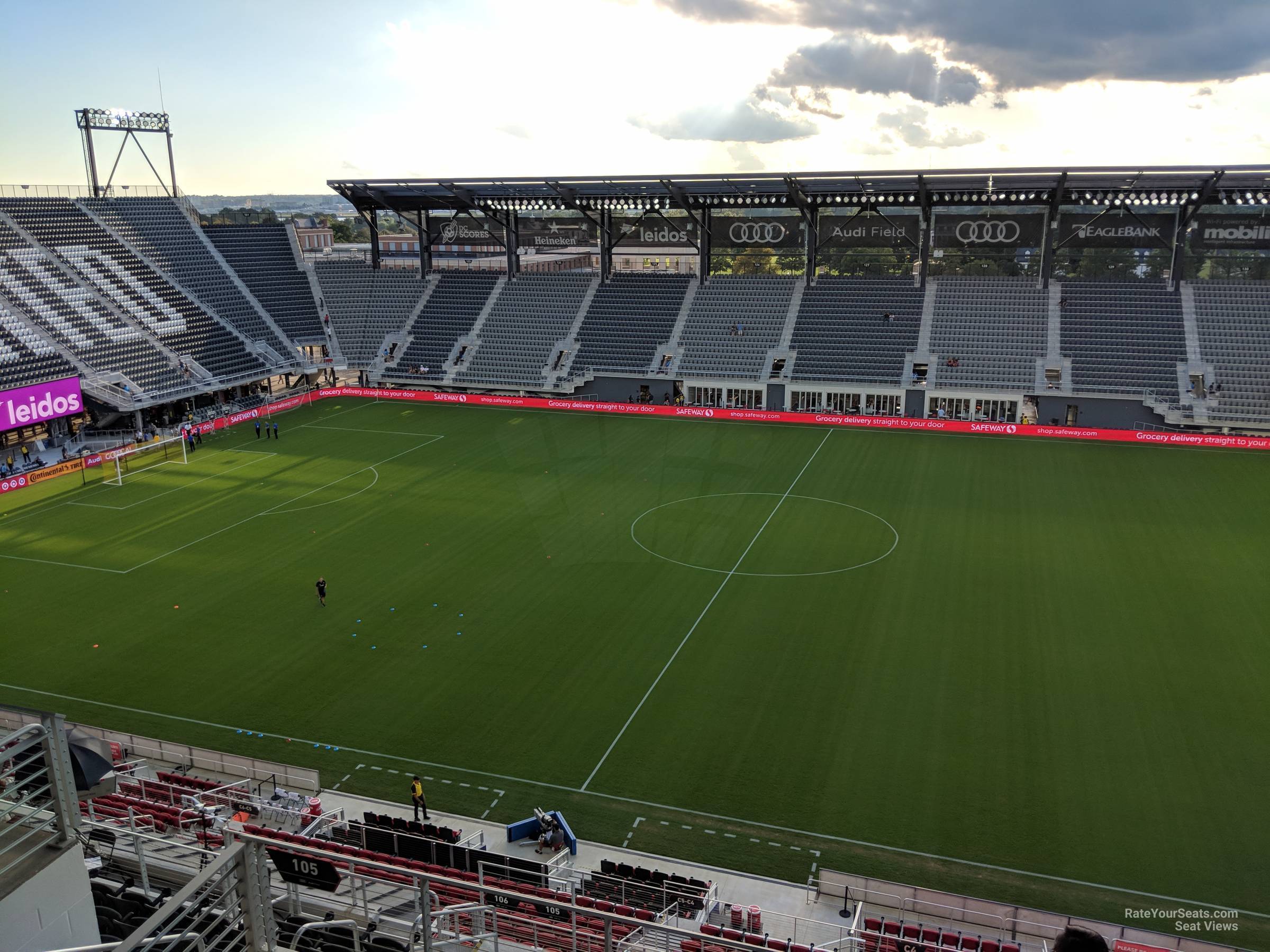 section 205, row 6 seat view  - audi field