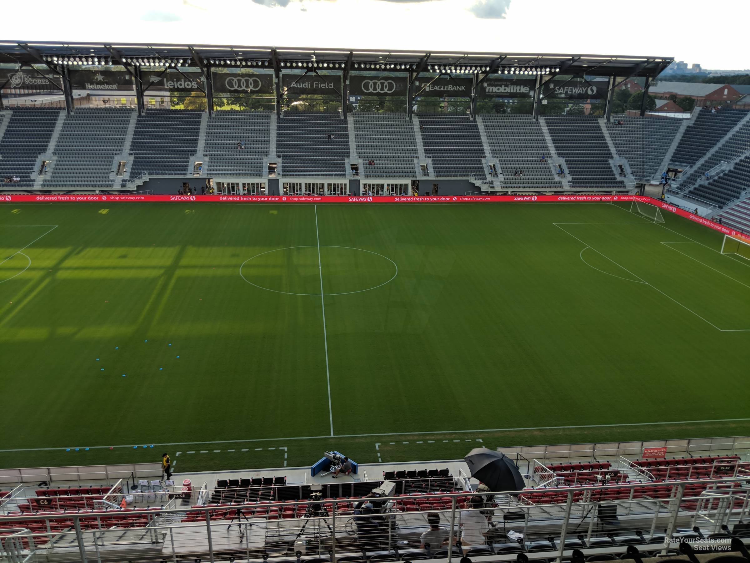 section 206, row 6 seat view  - audi field