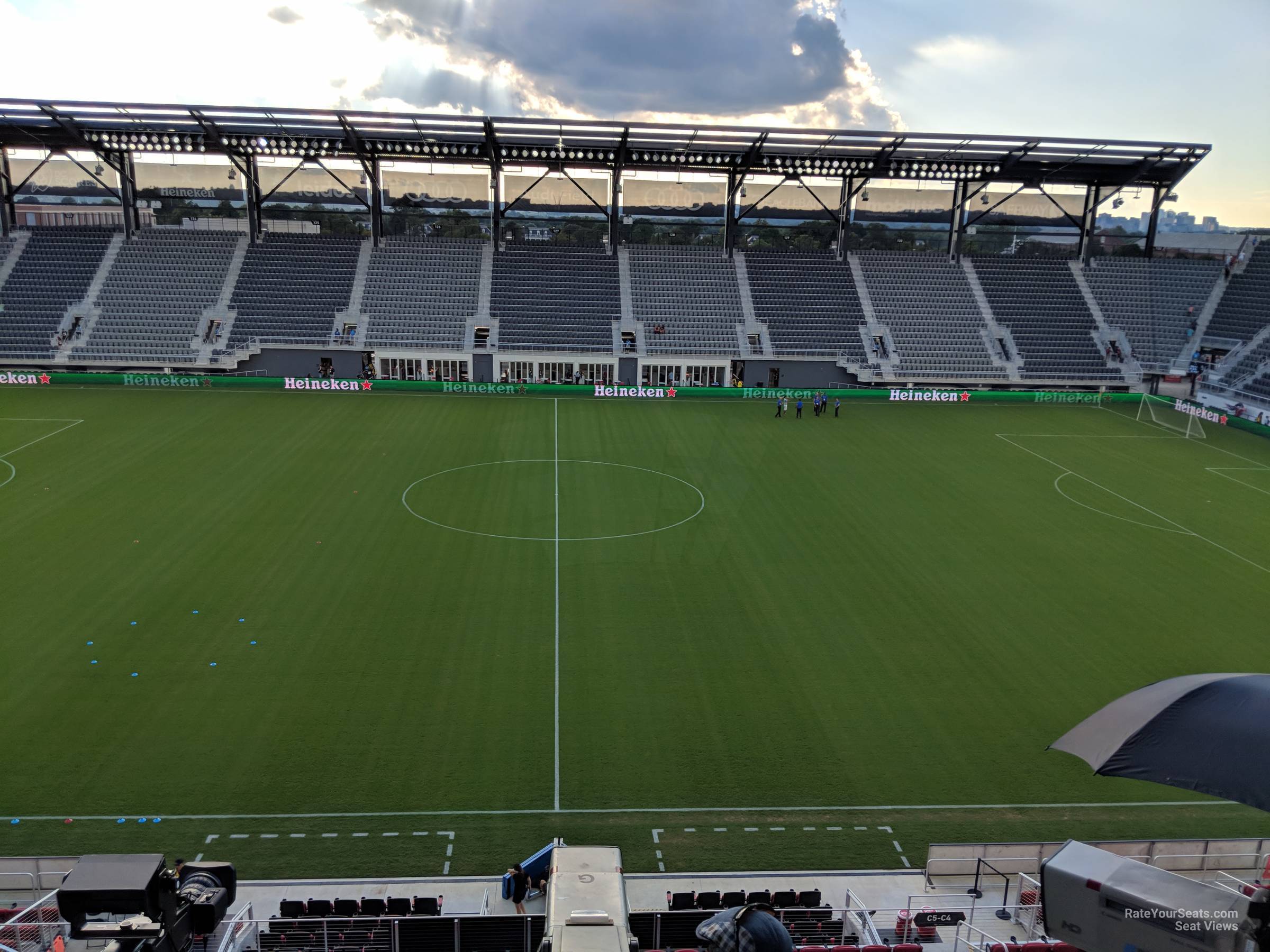 section 106, row 4 seat view  - audi field
