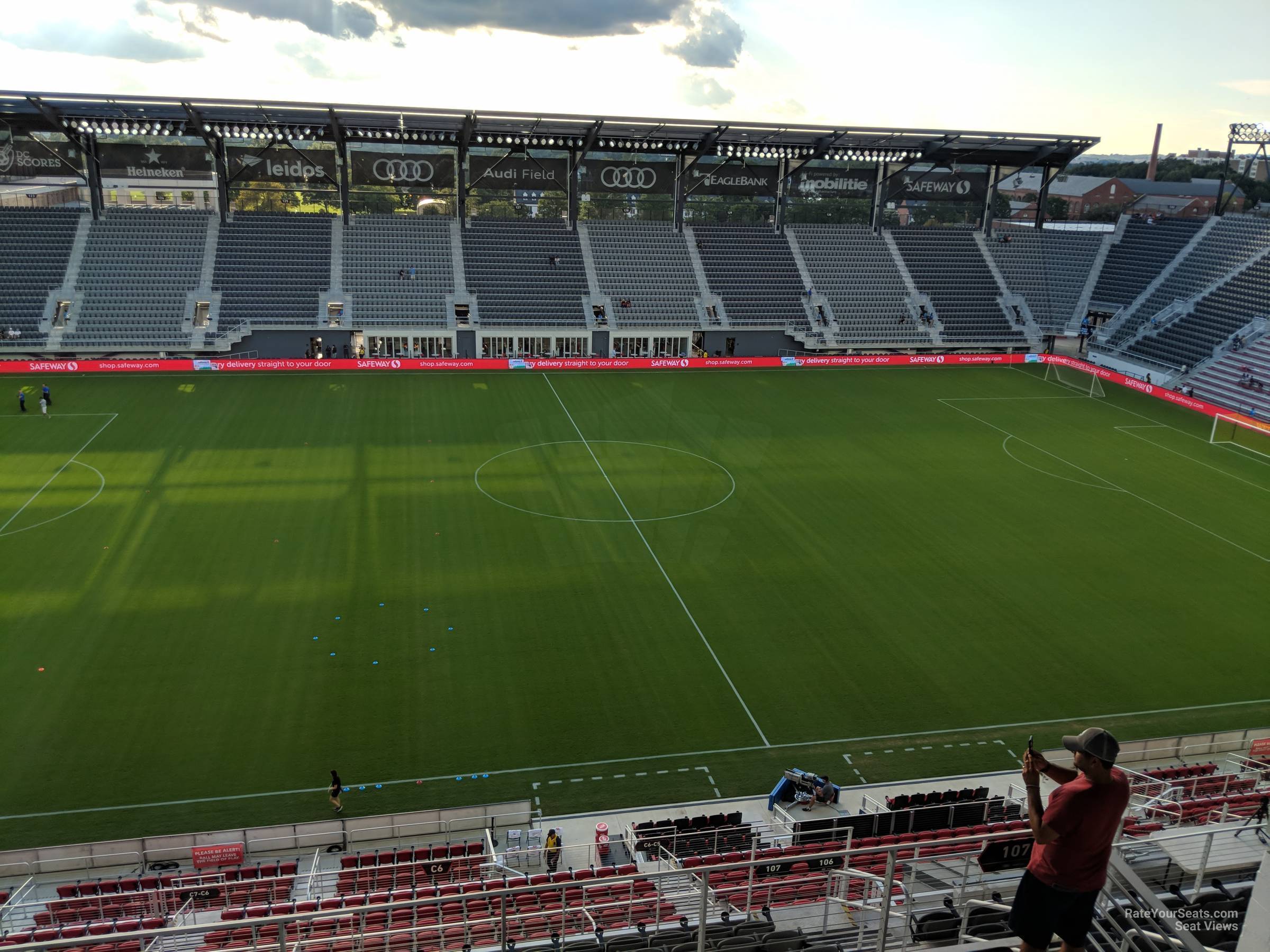 section 207, row 6 seat view  - audi field