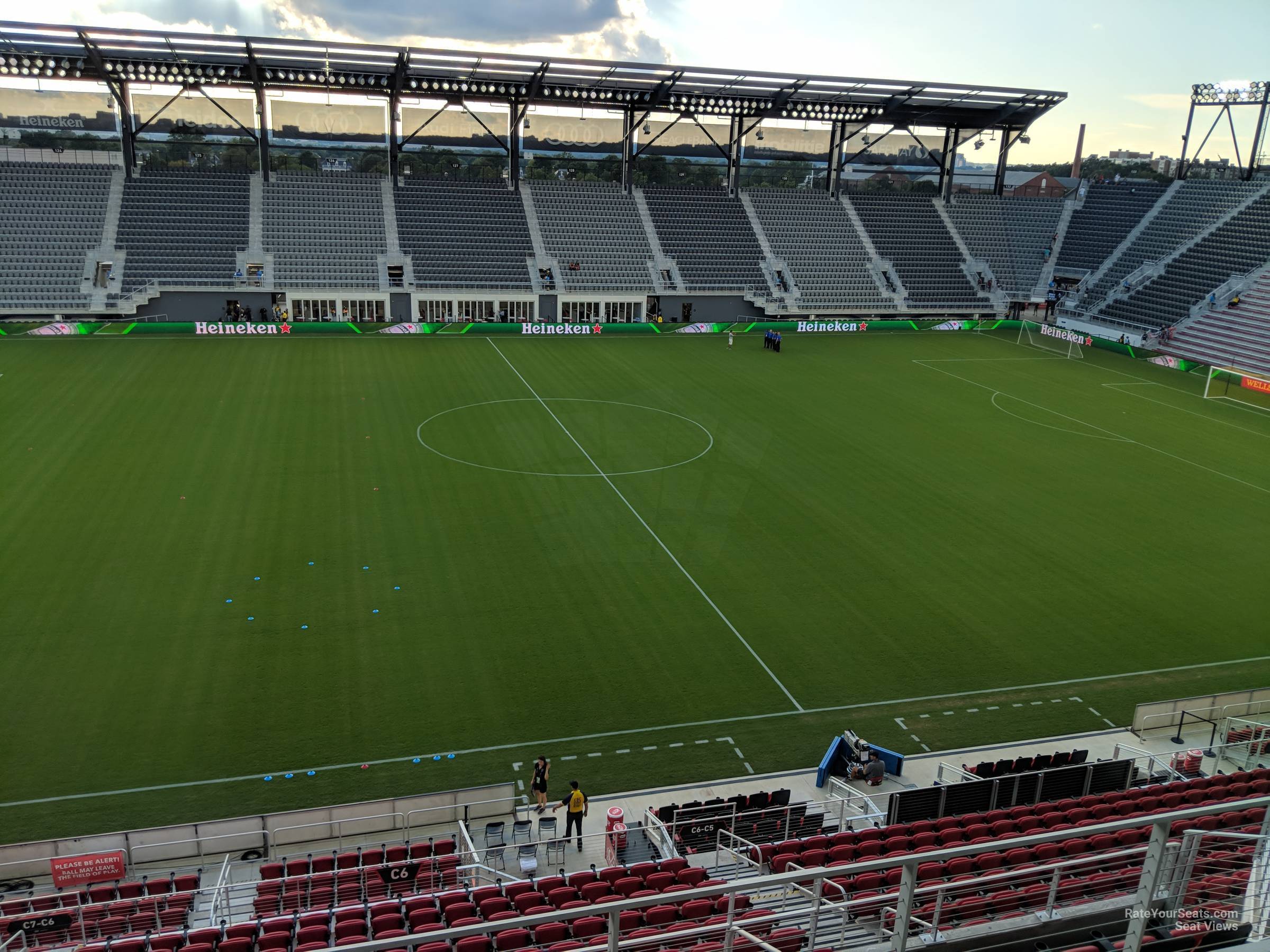 section 107, row 4 seat view  - audi field