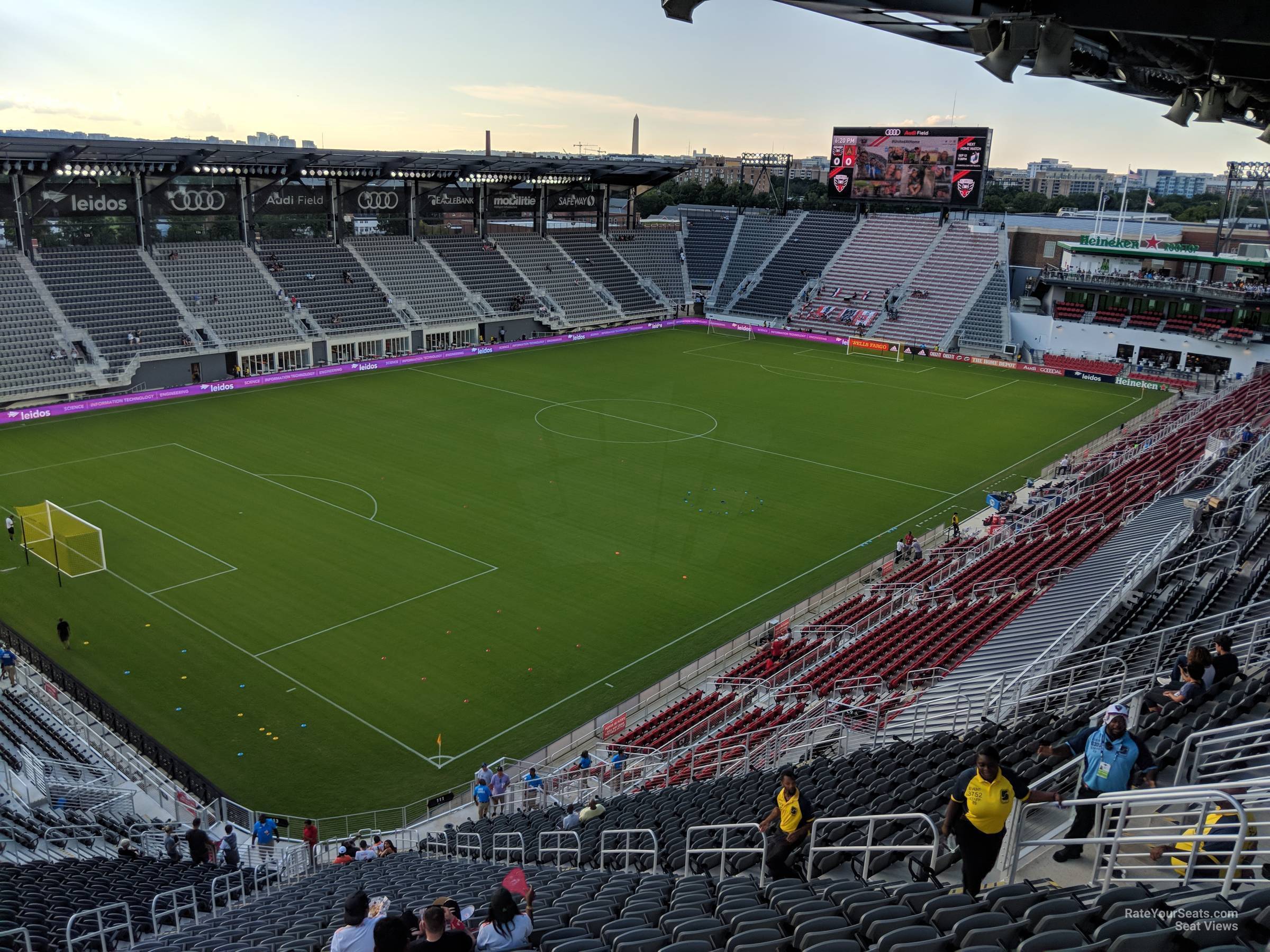 section 112, row 37 seat view  - audi field