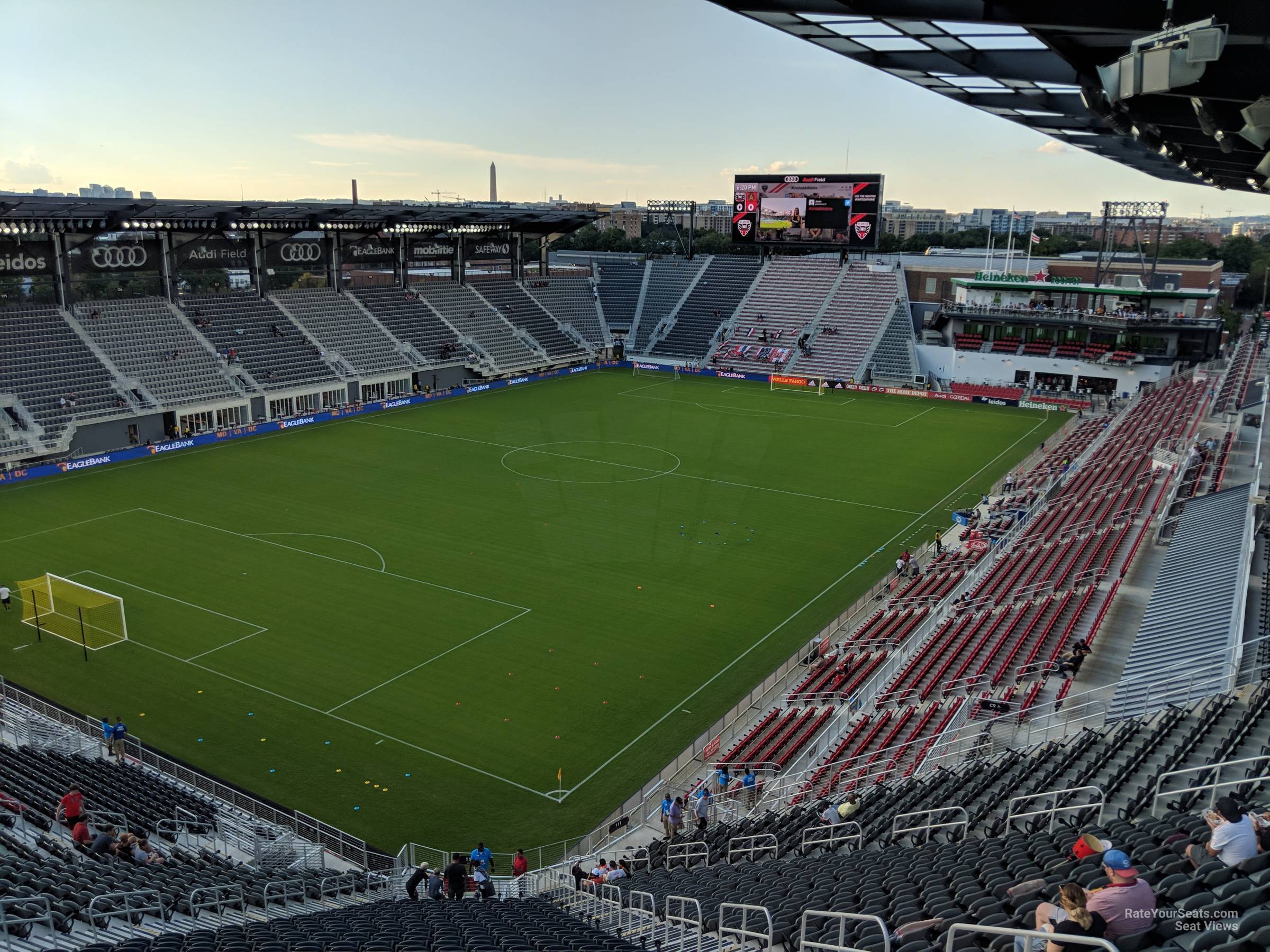 section 113, row 37 seat view  - audi field