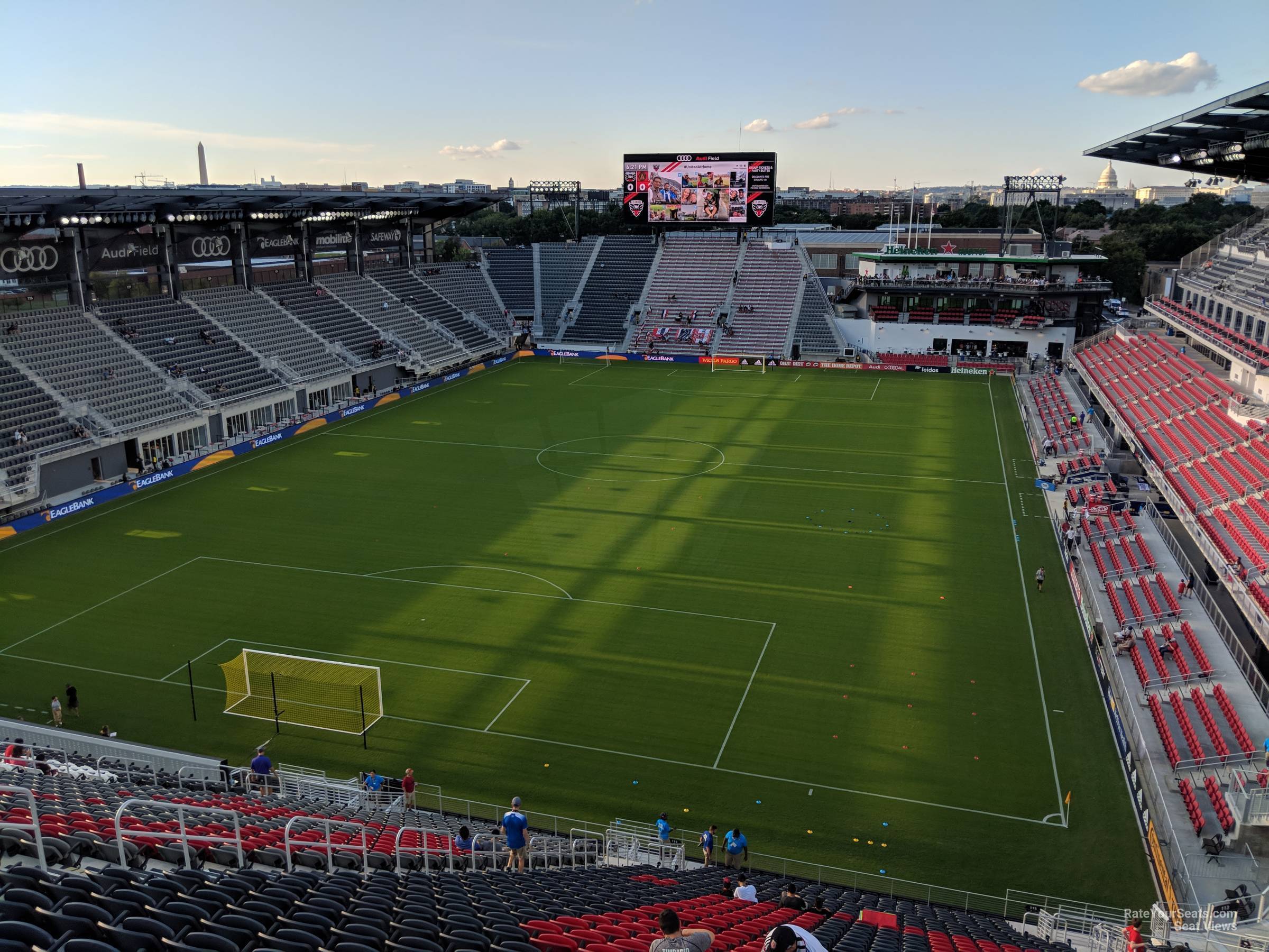 section 115, row 37 seat view  - audi field