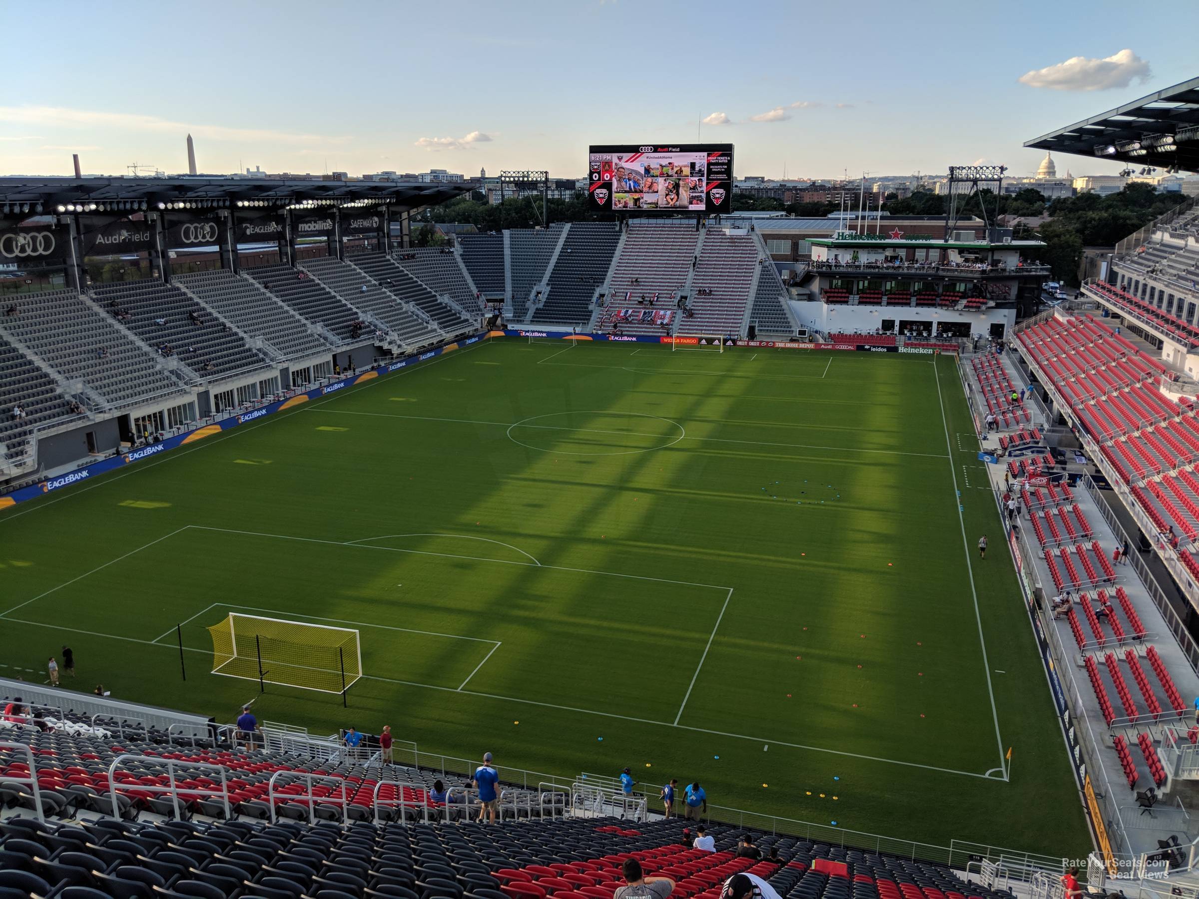 section 115, row 37 seat view  - audi field