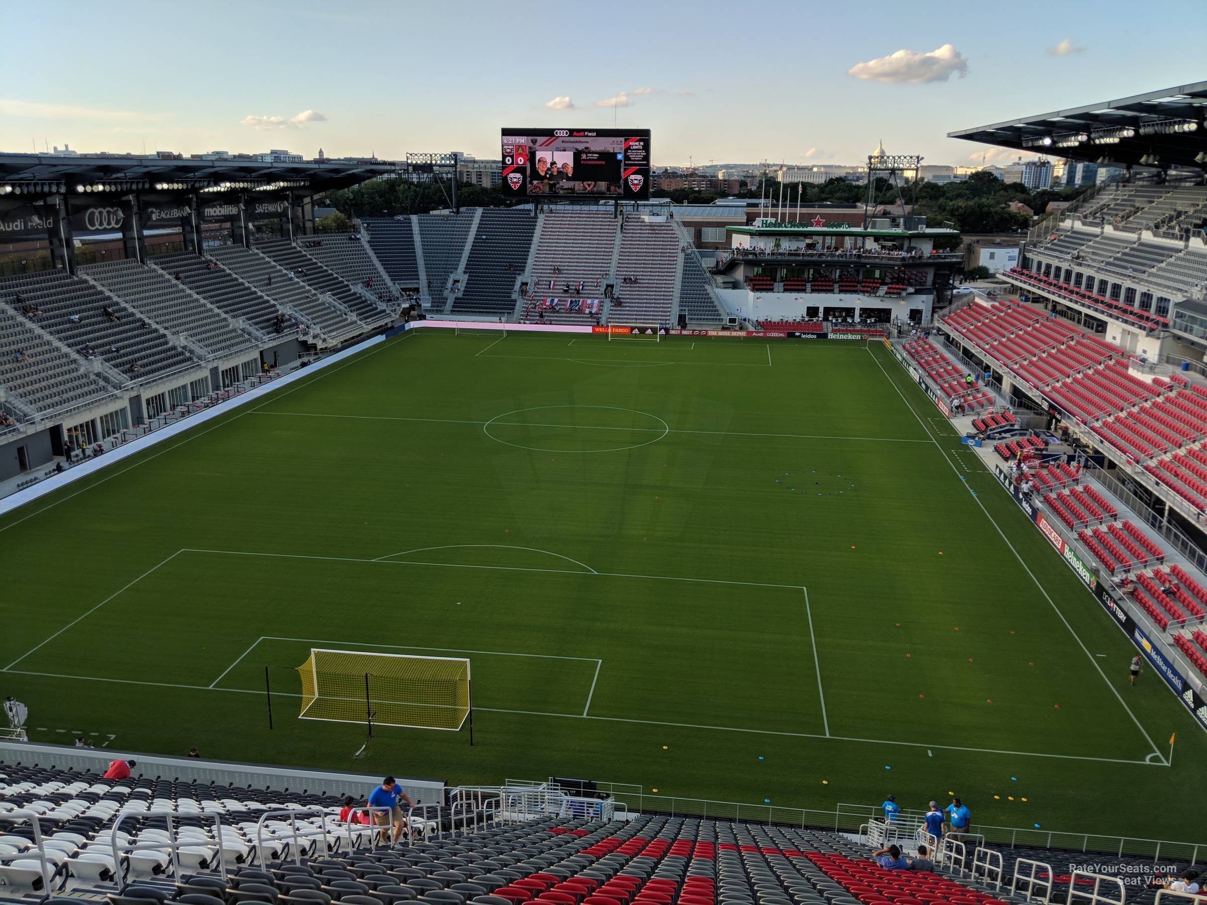 section 116, row 37 seat view  - audi field
