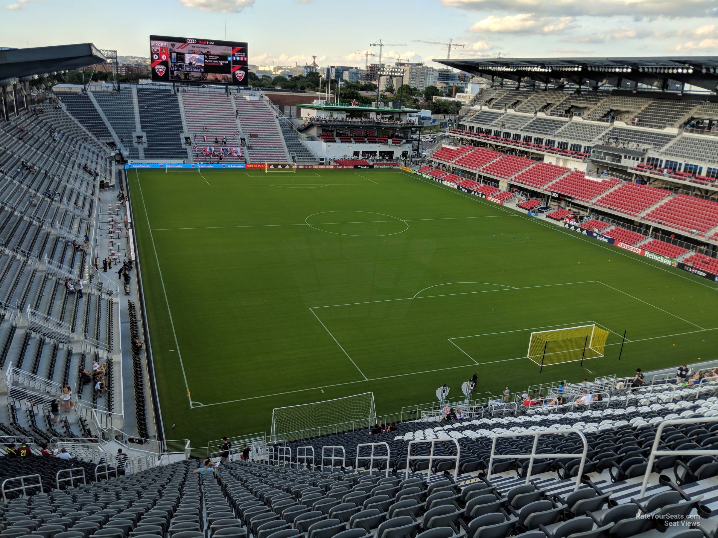 section 120, row 37 seat view  - audi field