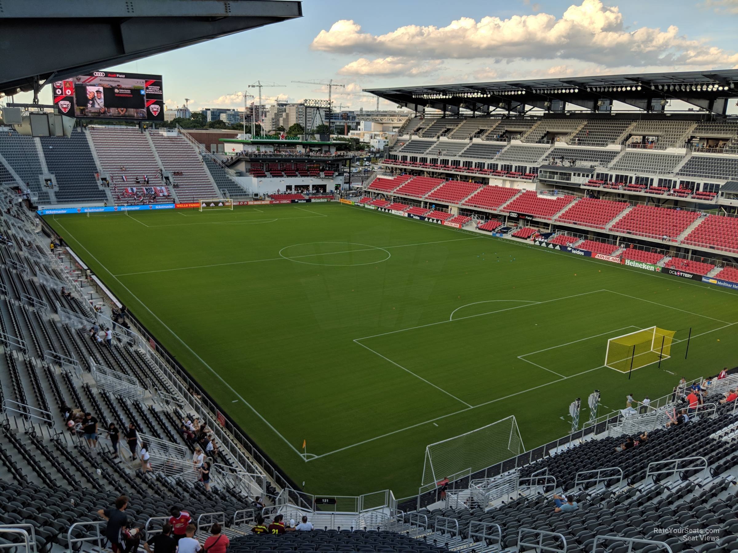 section 121, row 31 seat view  - audi field