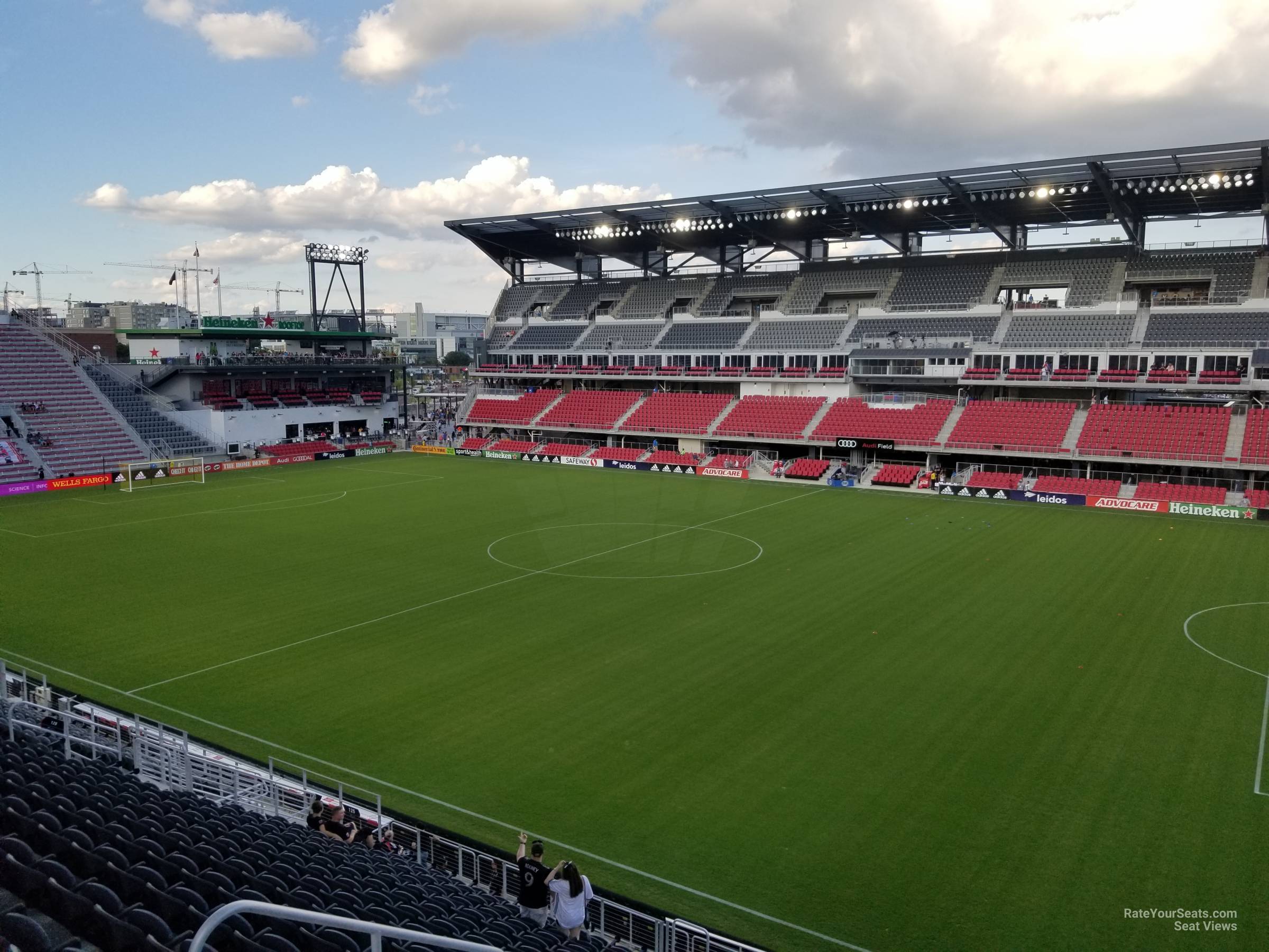 section 124, row 19 seat view  - audi field