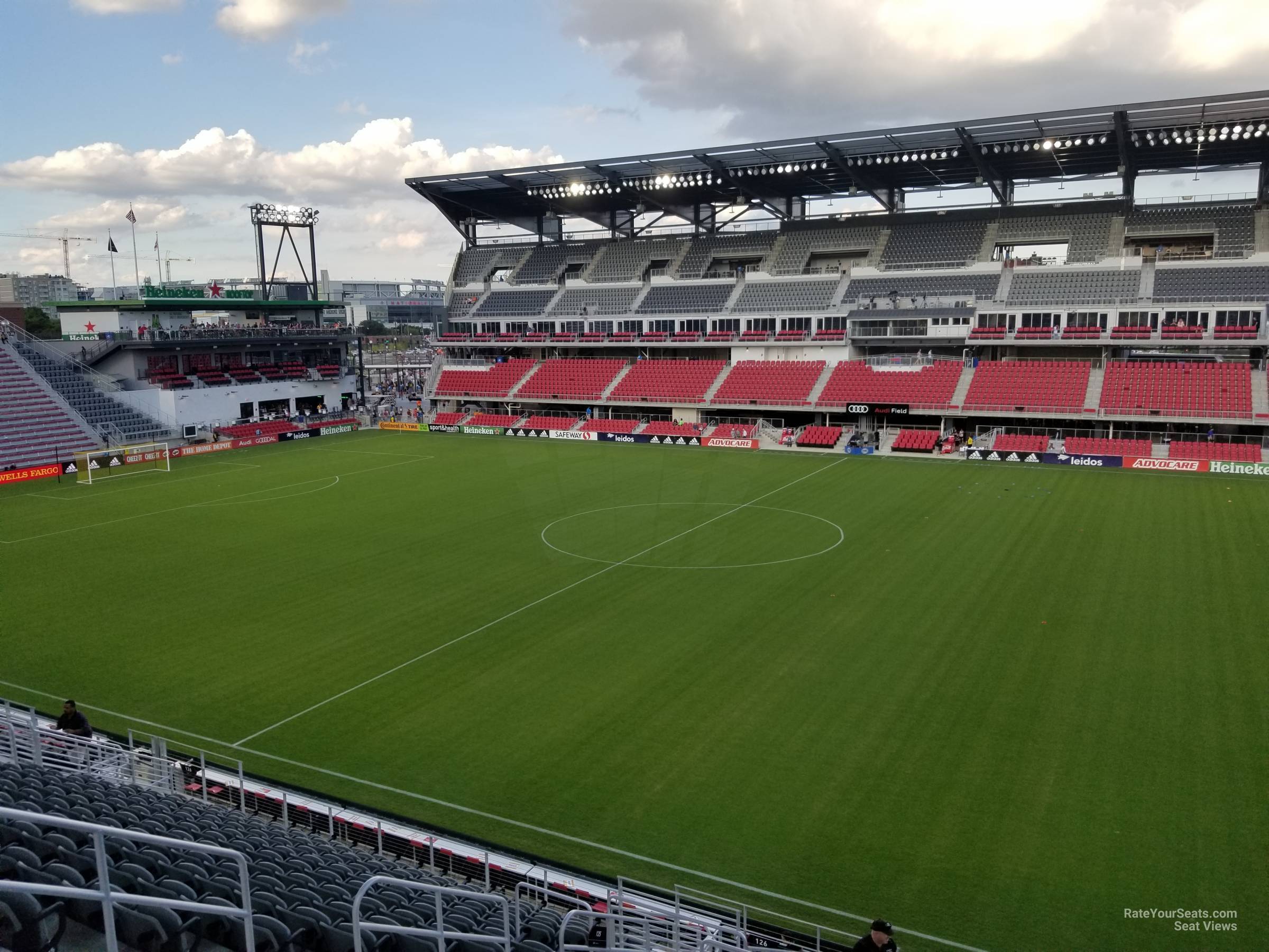 section 125, row 19 seat view  - audi field