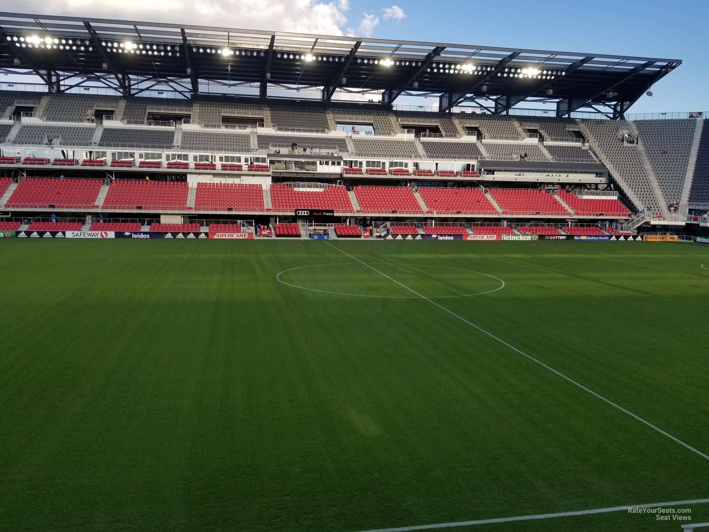 section 128, row 8 seat view  - audi field
