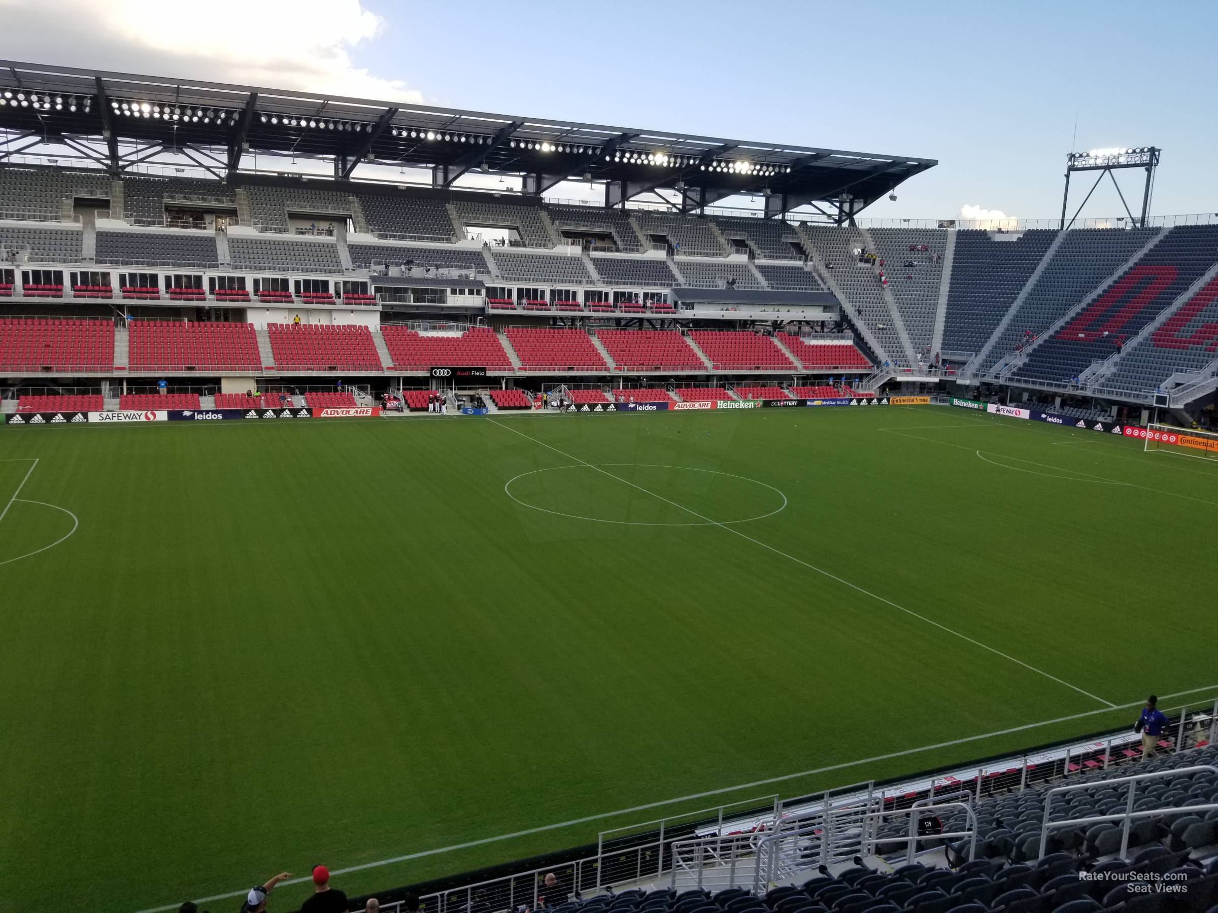 section 129, row 19 seat view  - audi field