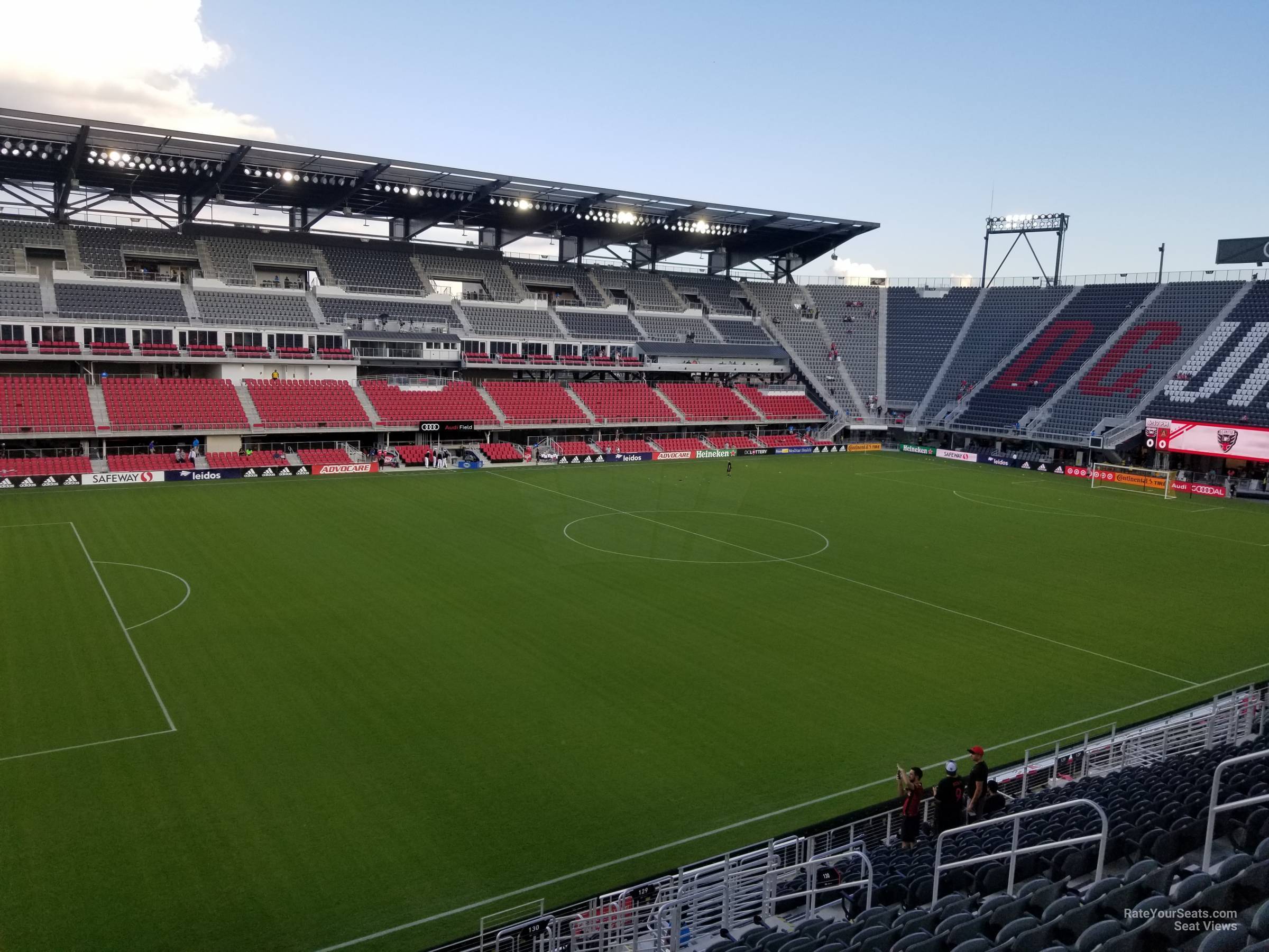 section 130, row 19 seat view  - audi field