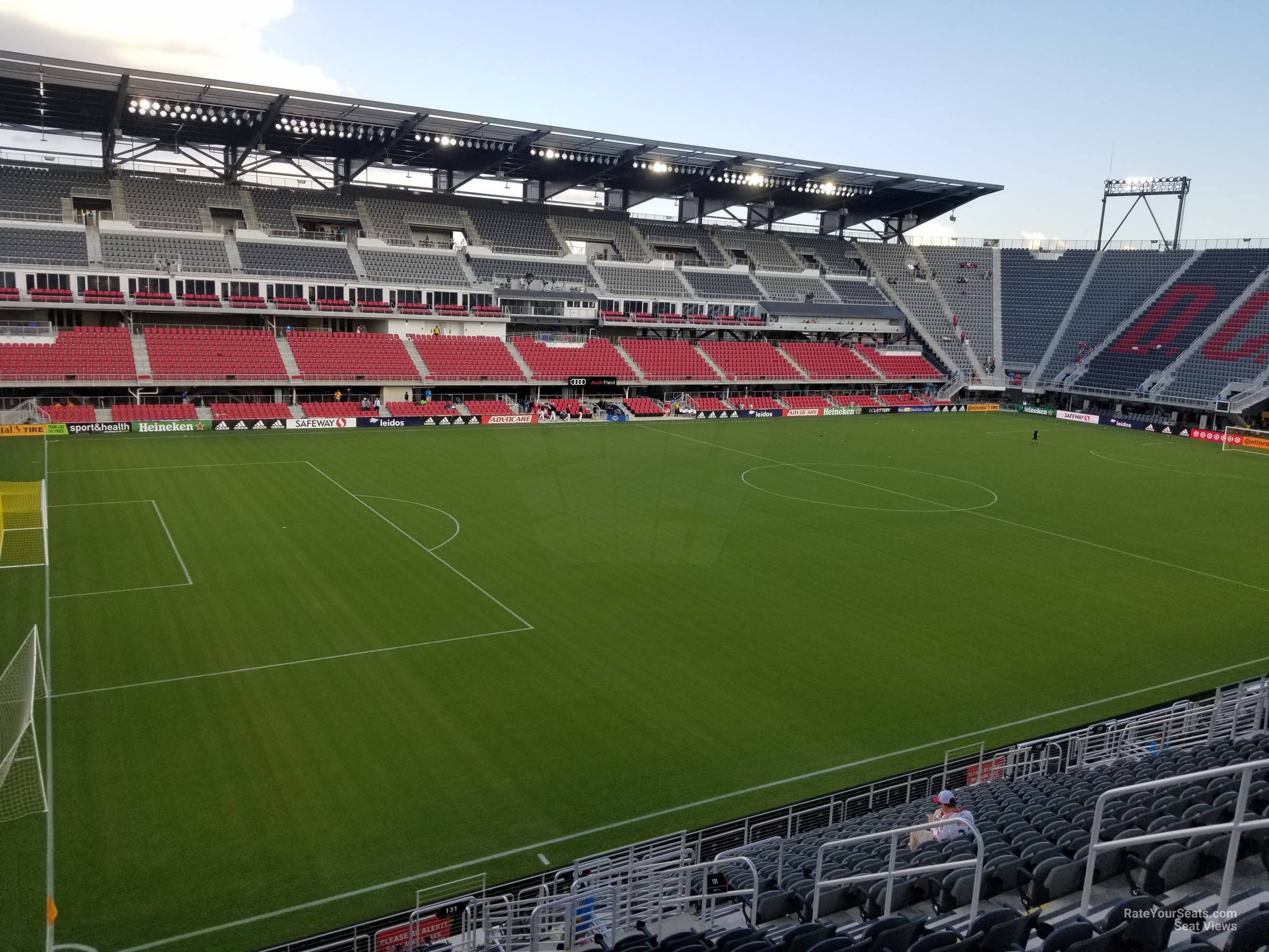 section 131, row 19 seat view  - audi field