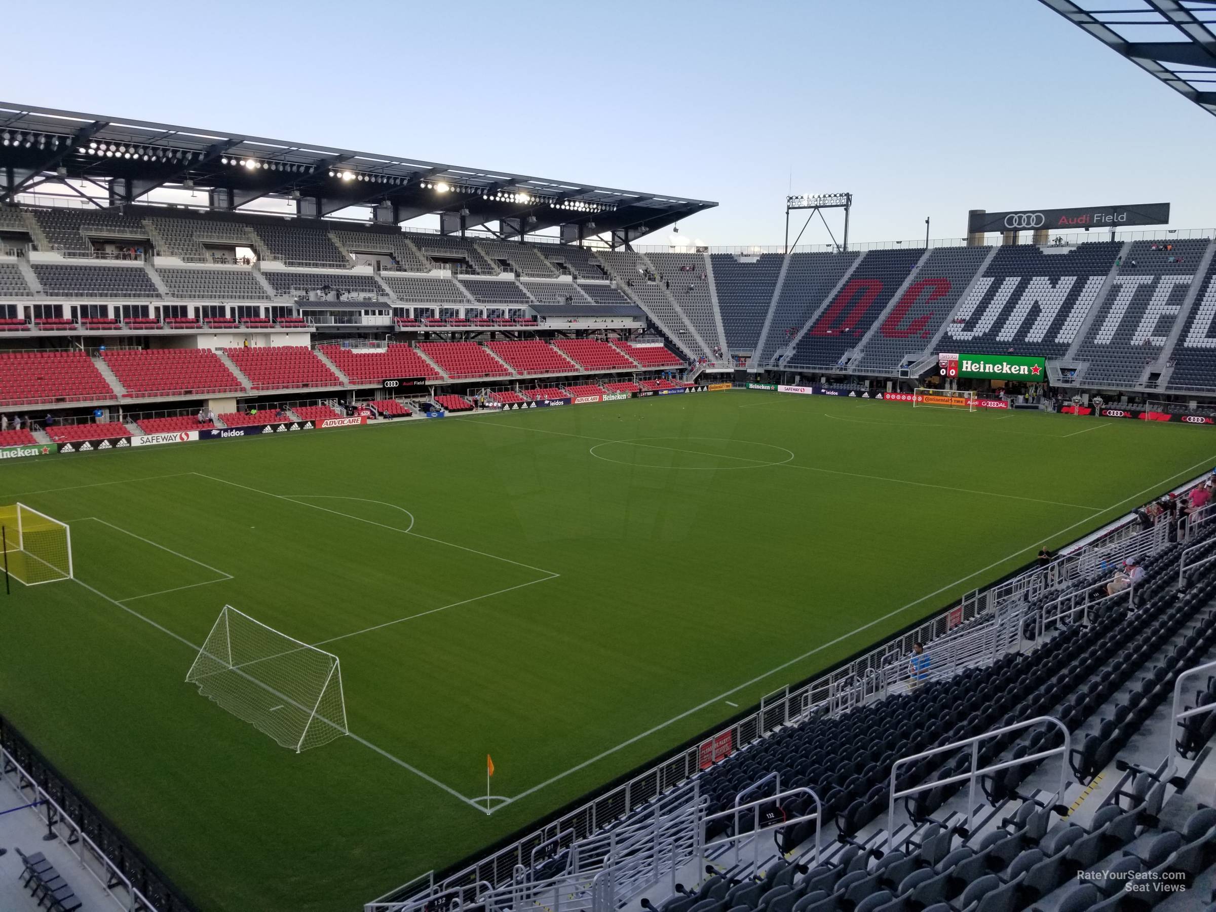 section 132, row 19 seat view  - audi field