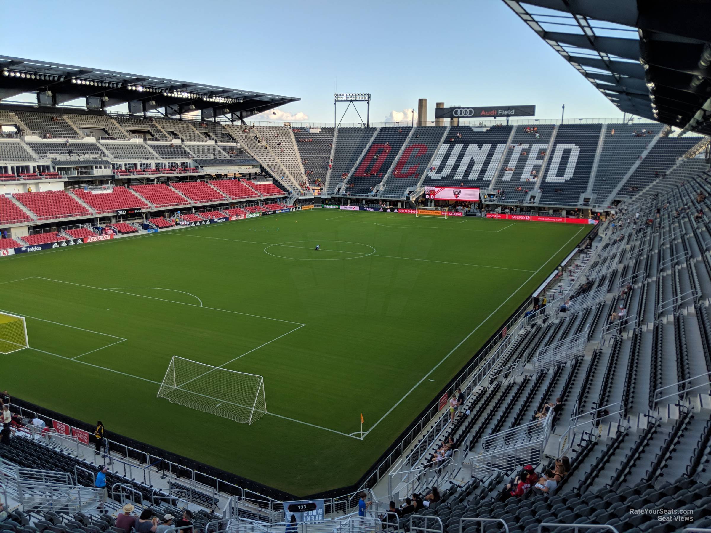 section 133, row 24 seat view  - audi field
