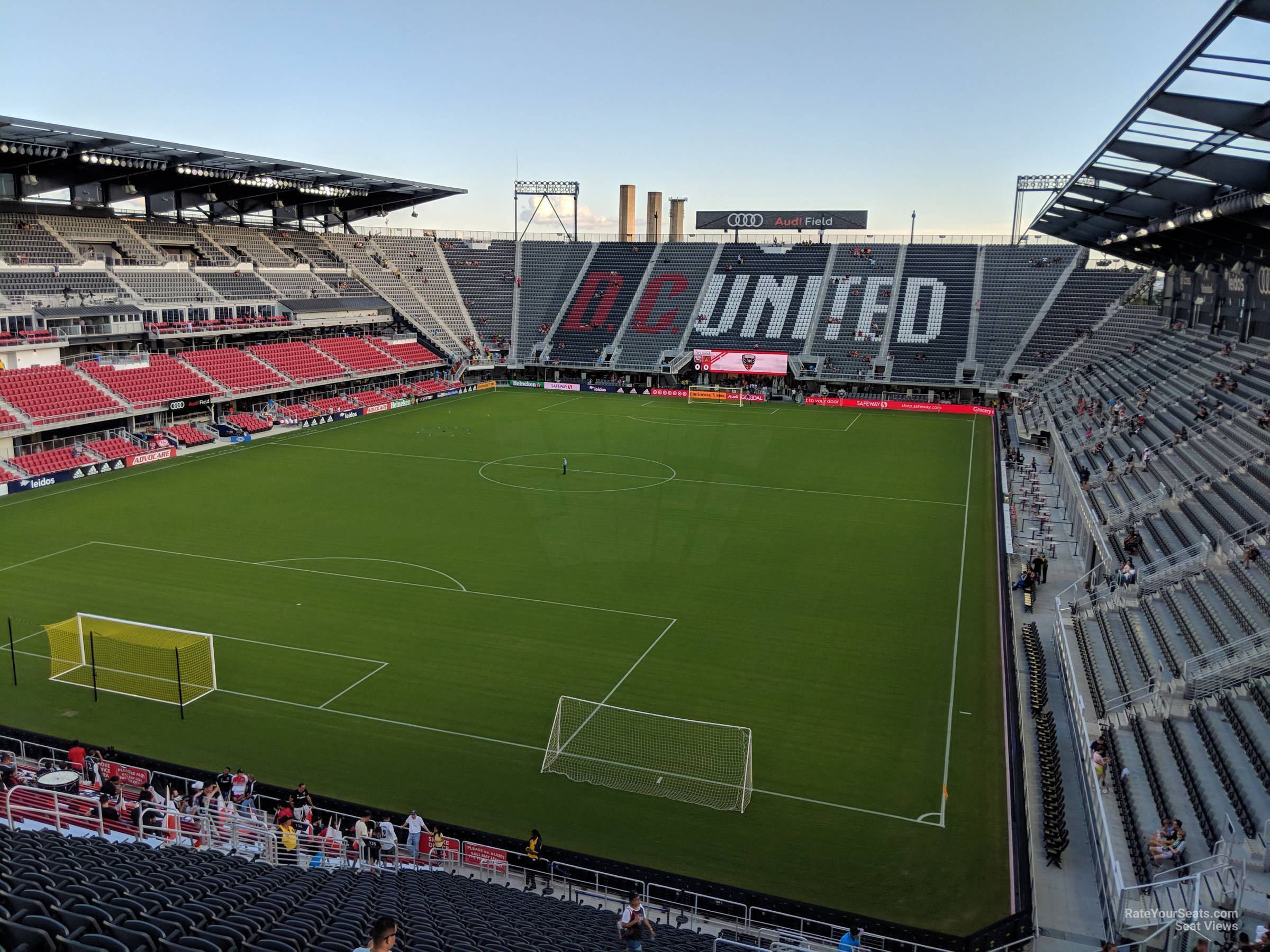 section 134, row 28 seat view  - audi field