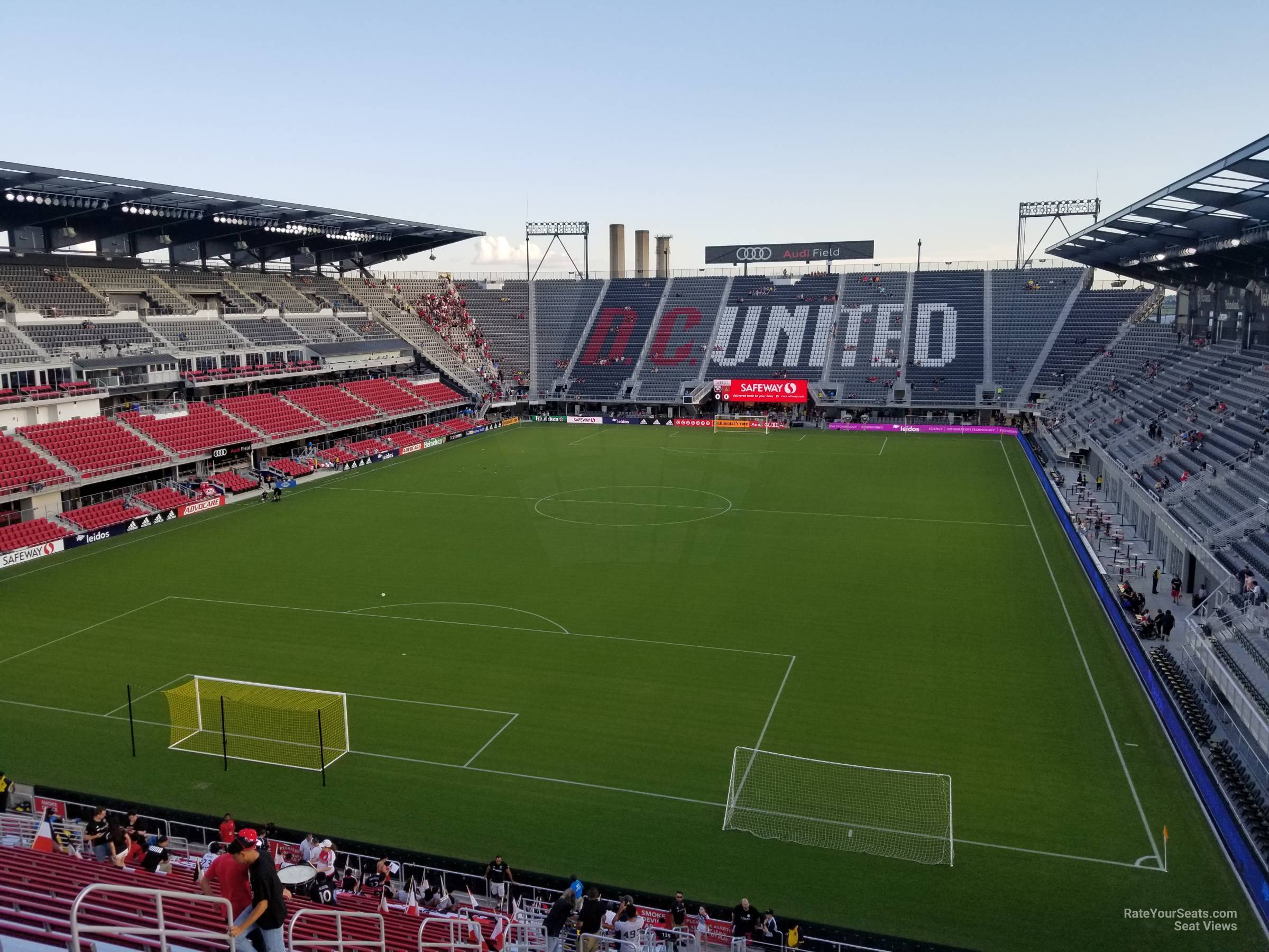 section 135, row 28 seat view  - audi field