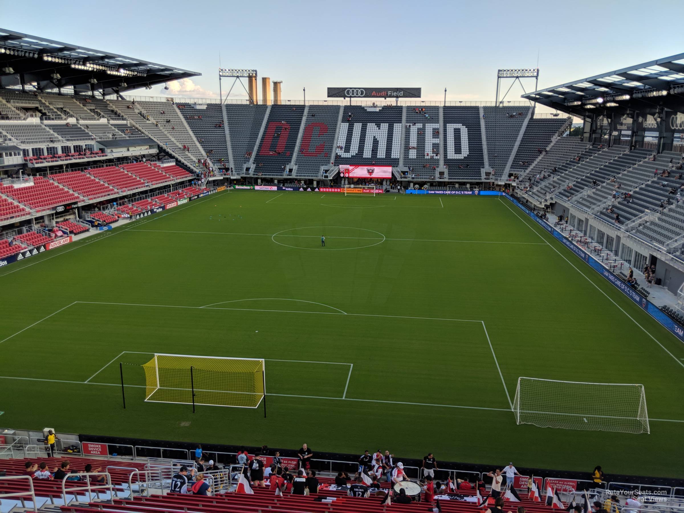 section 136, row 28 seat view  - audi field